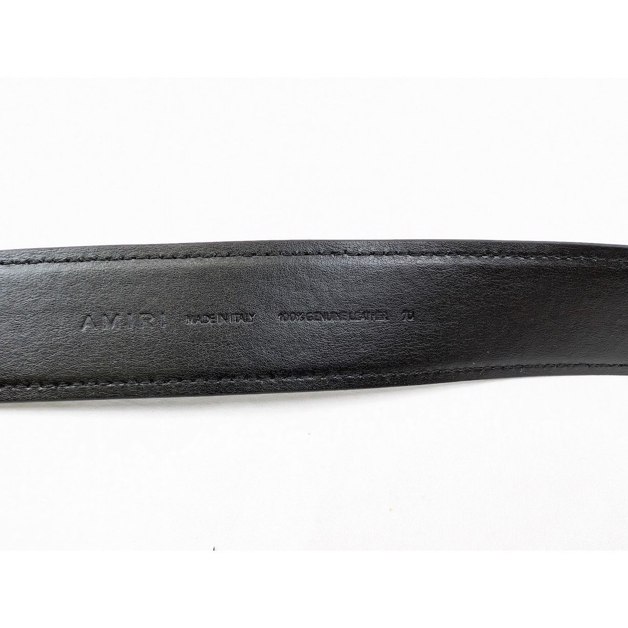 Amiri o1rshd1 Size: 70 CM / Nappa Amiri 4cm Belt in Black Size ONE SIZE - 5 Thumbnail