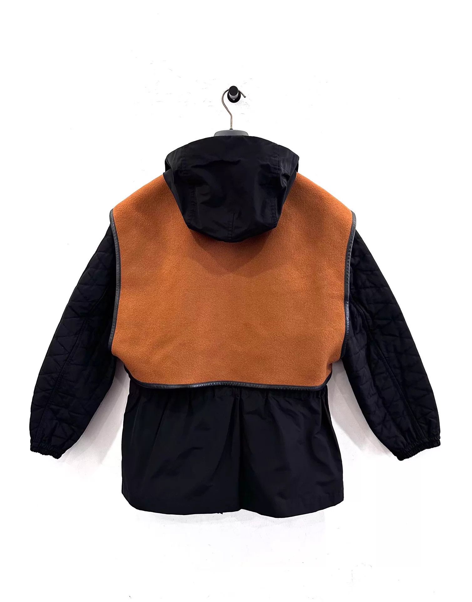 Louis Vuitton LV brown & black monogram logo zip vest & jacket women's Size S / US 4 / IT 40 - 3 Thumbnail