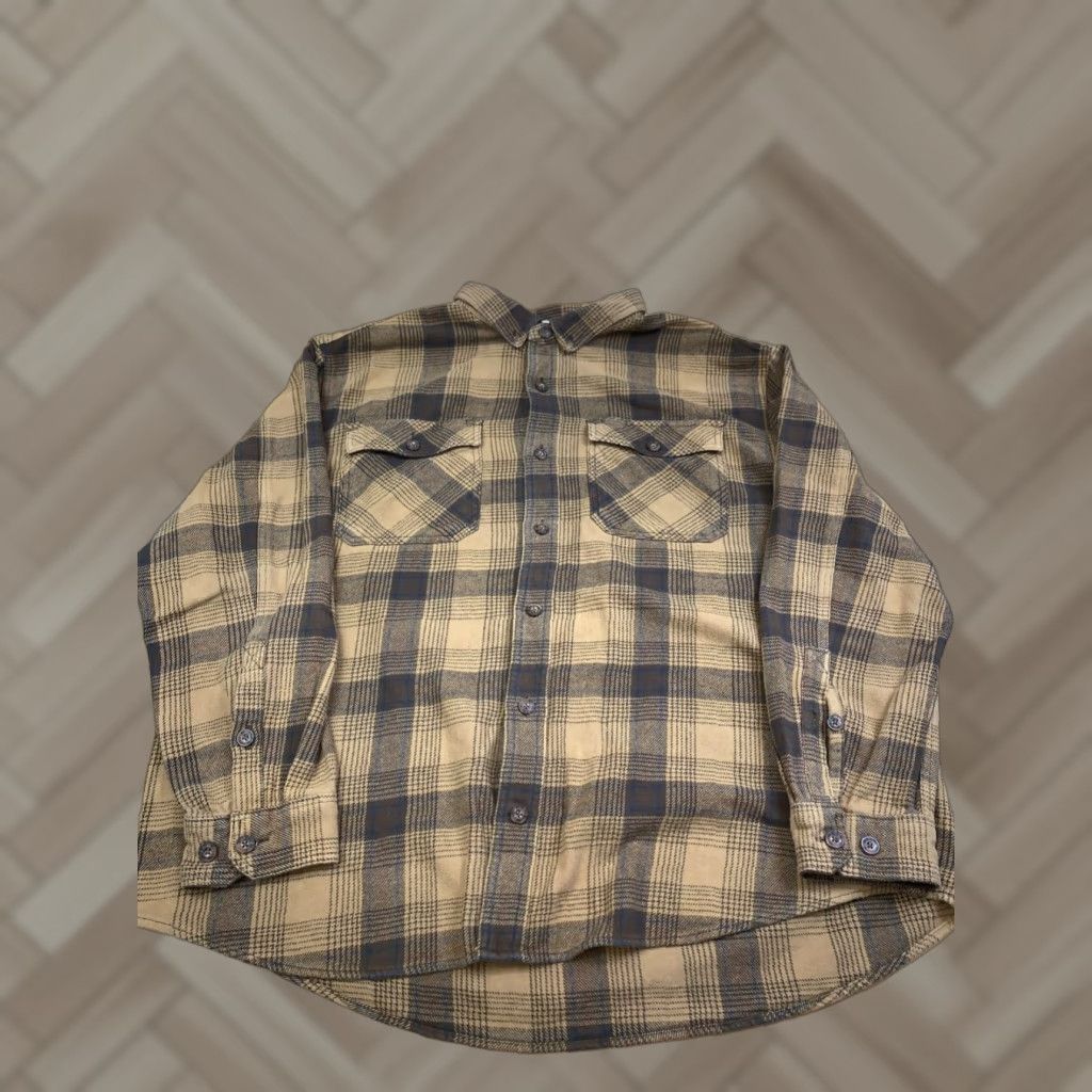 Vintage Duluth Button-Up Shirt 2XL Brown Plaid Flannel Work Casual Size US XXL / EU 58 / 5 - 1 Thumbnail