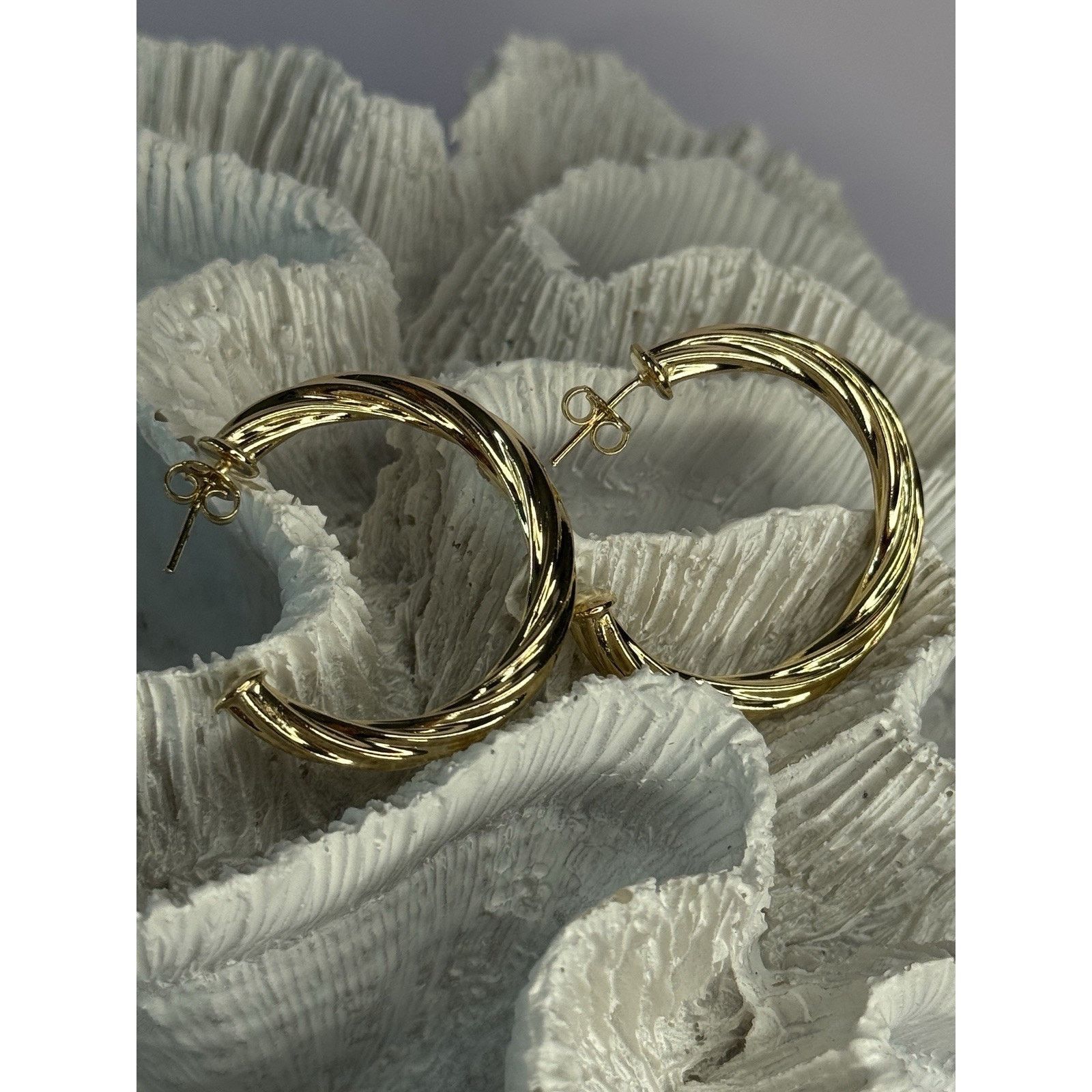 Jewelry GOLD PLATED EARRINGS LENGTH 1.25 INCH Size ONE SIZE - 8 Thumbnail