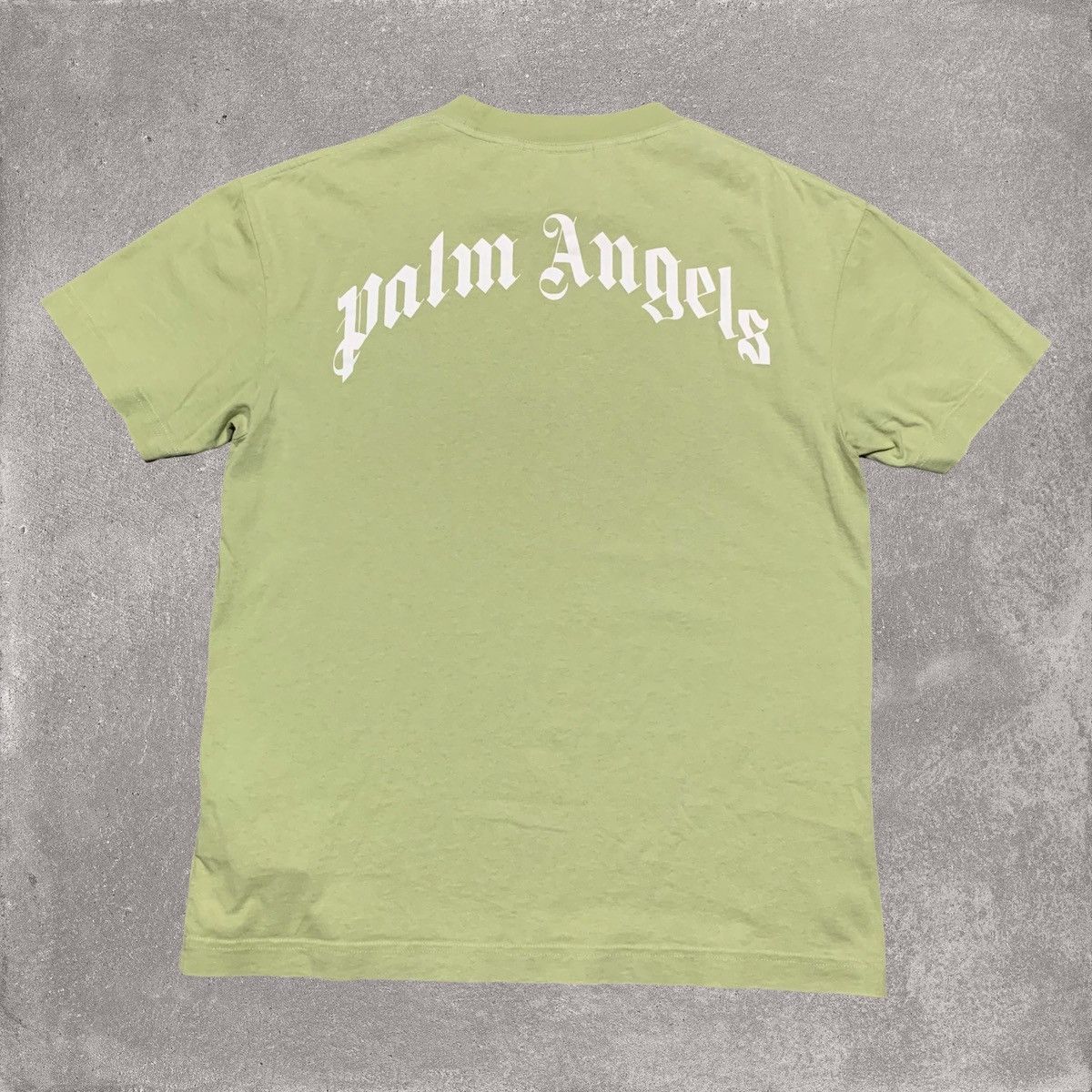 Palm Angels Medium Classic Bear Mint Green Tee