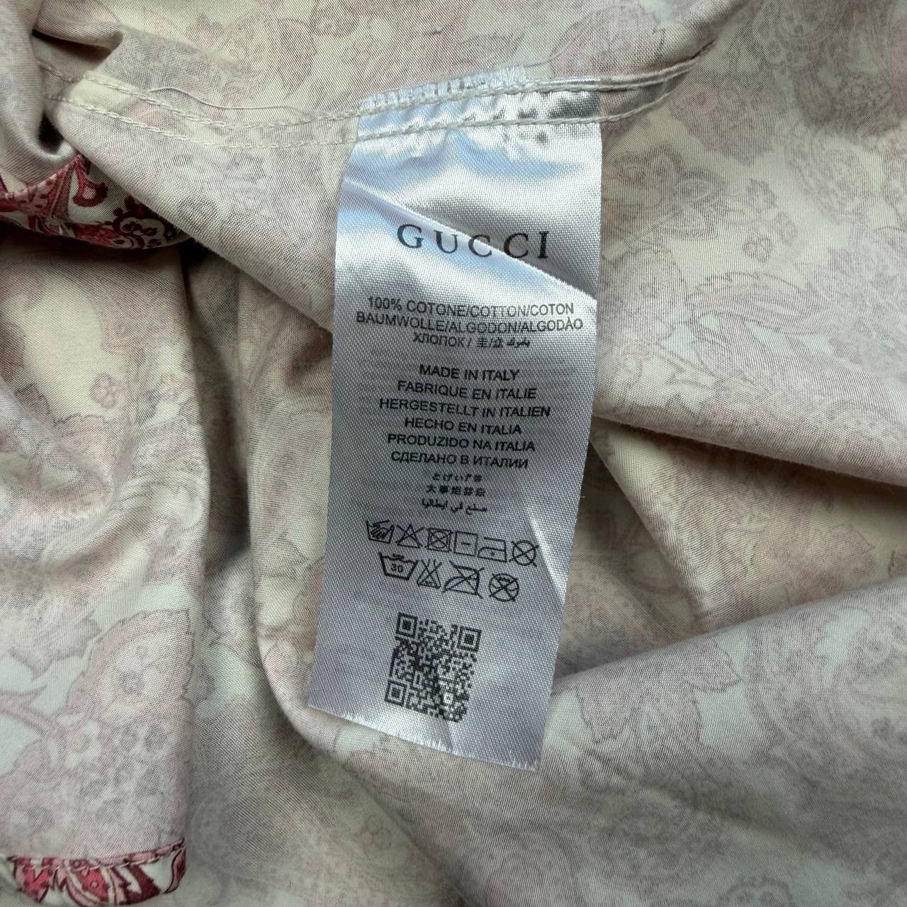 Gucci Gucci Shirt Flowers Print Size US L / EU 52-54 / 3 - 9 Thumbnail
