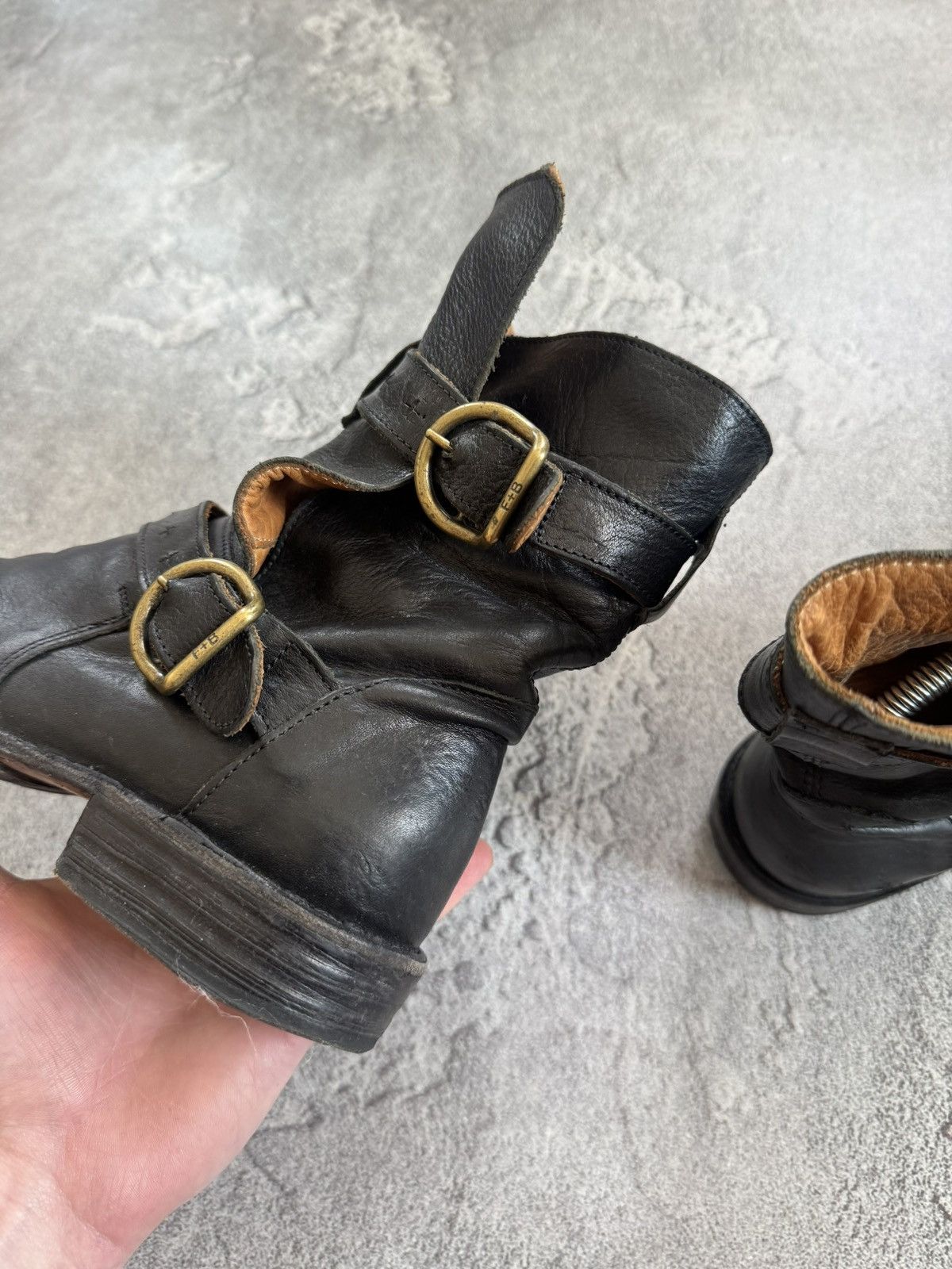Fiorentini + Baker Fiorentini + Baker leather boots rider ankle eli moto Size US 7.5 / IT 37.5 - 17 Thumbnail