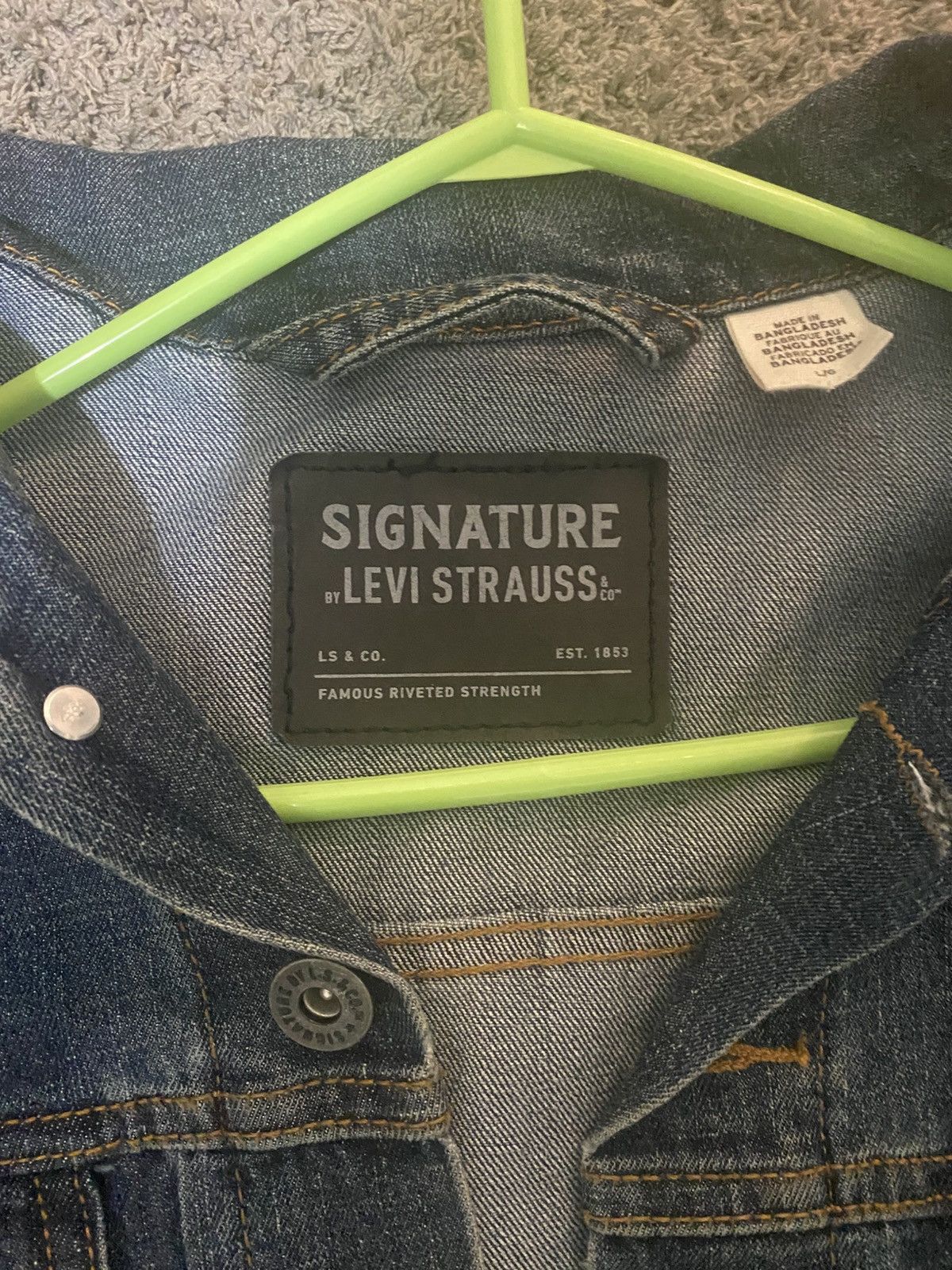 Levi's Levis vintage jean jacket Size US L / EU 52-54 / 3 - 2 Thumbnail