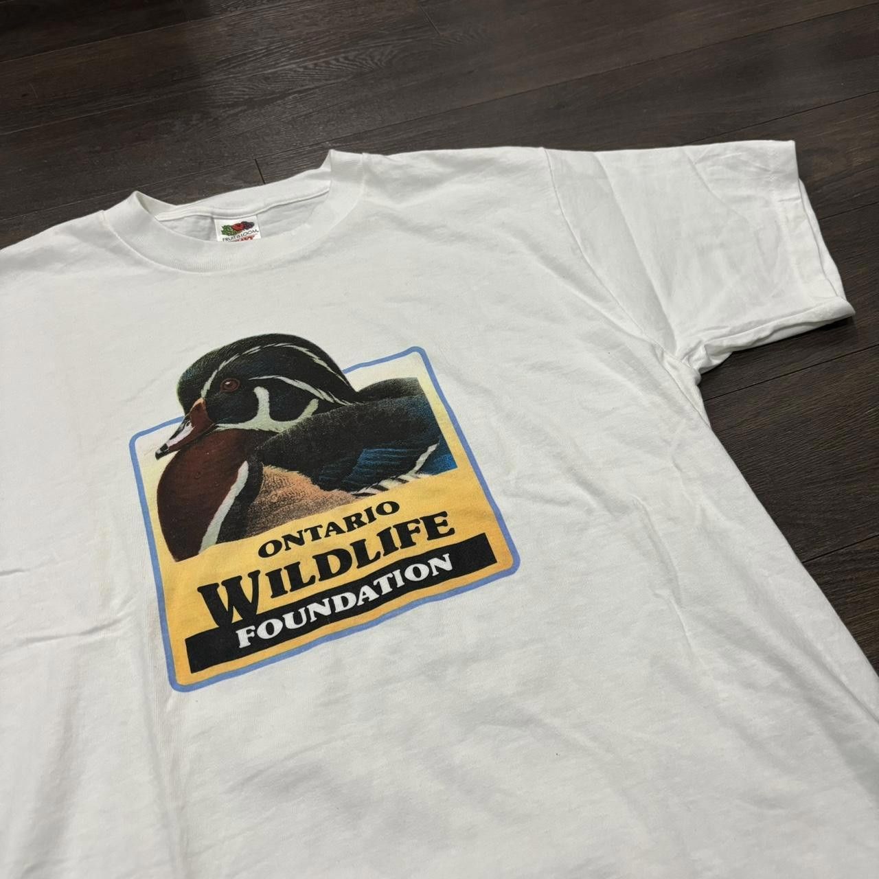 Fruit Of The Loom vintage Ontario wildlife foundation t shirt 00s L Size US L / EU 52-54 / 3 - 1 Thumbnail