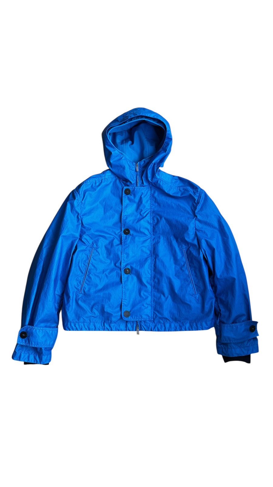 Salvatore Ferragamo Ferragamo Blue Lightweight Jacket Salvatore Ferragamo Size US M / EU 48-50 / 2 - 2 Thumbnail