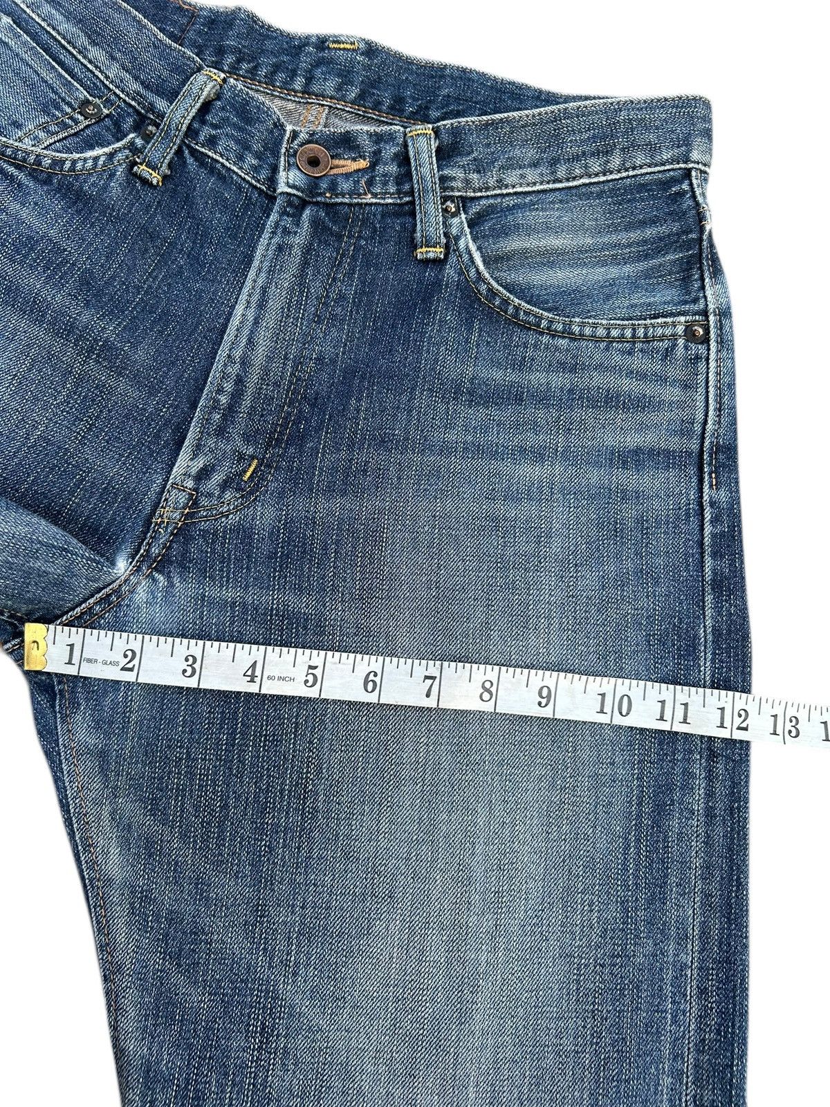 Kapital Vintage Edwin 505zx Selvedge Distressed Denim Jeans Size US 30 / EU 46 - 13 Thumbnail