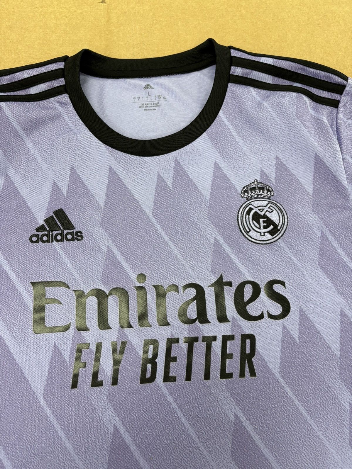 Adidas Adidas Real Madrid 2022/23 Authentic Away Jersey Size US L / EU 52-54 / 3 - 3 Thumbnail