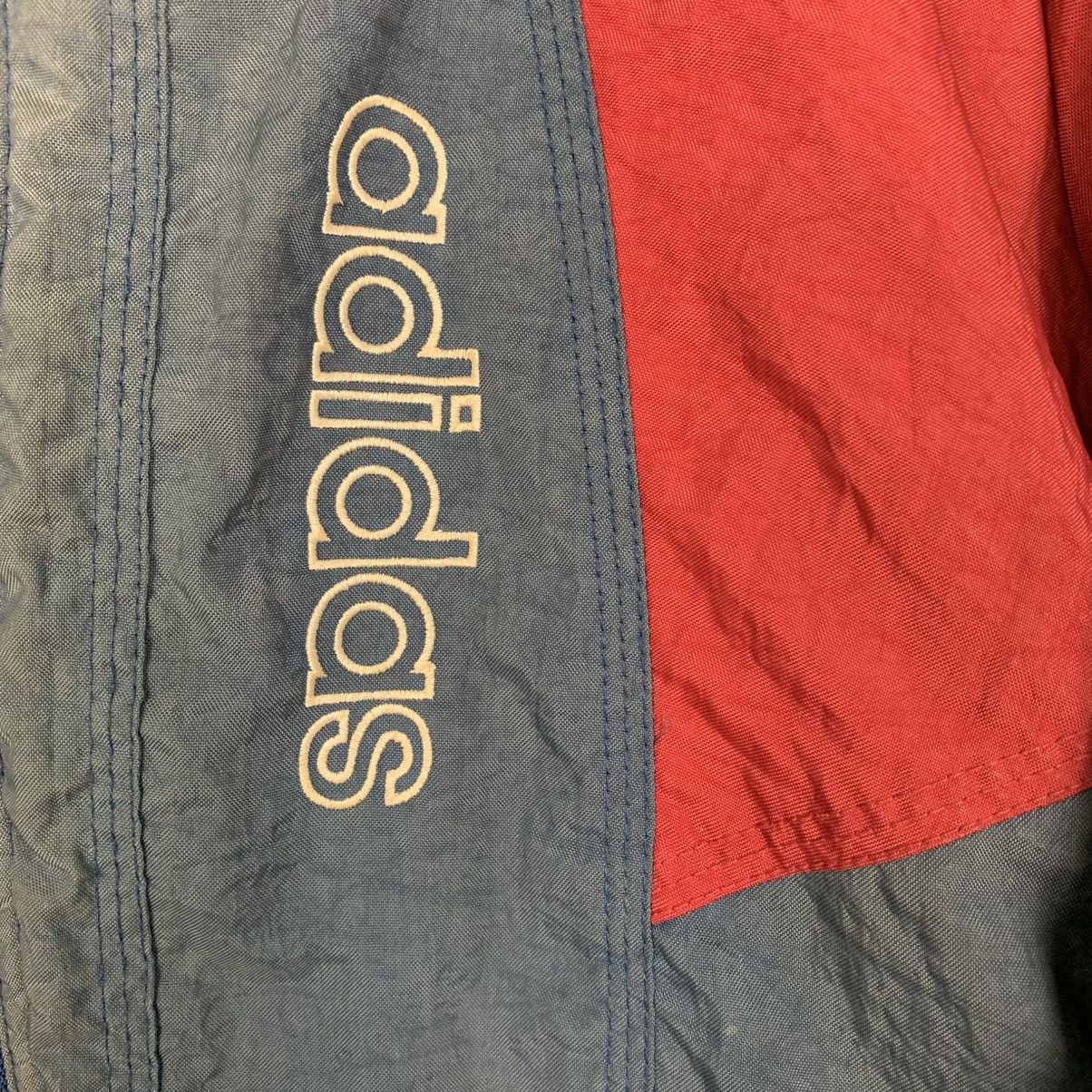 Adidas Vintage Adidas Big Logo Two Tones Windbreaker Jacket Size US XL / EU 56 / 4 - 16 Thumbnail