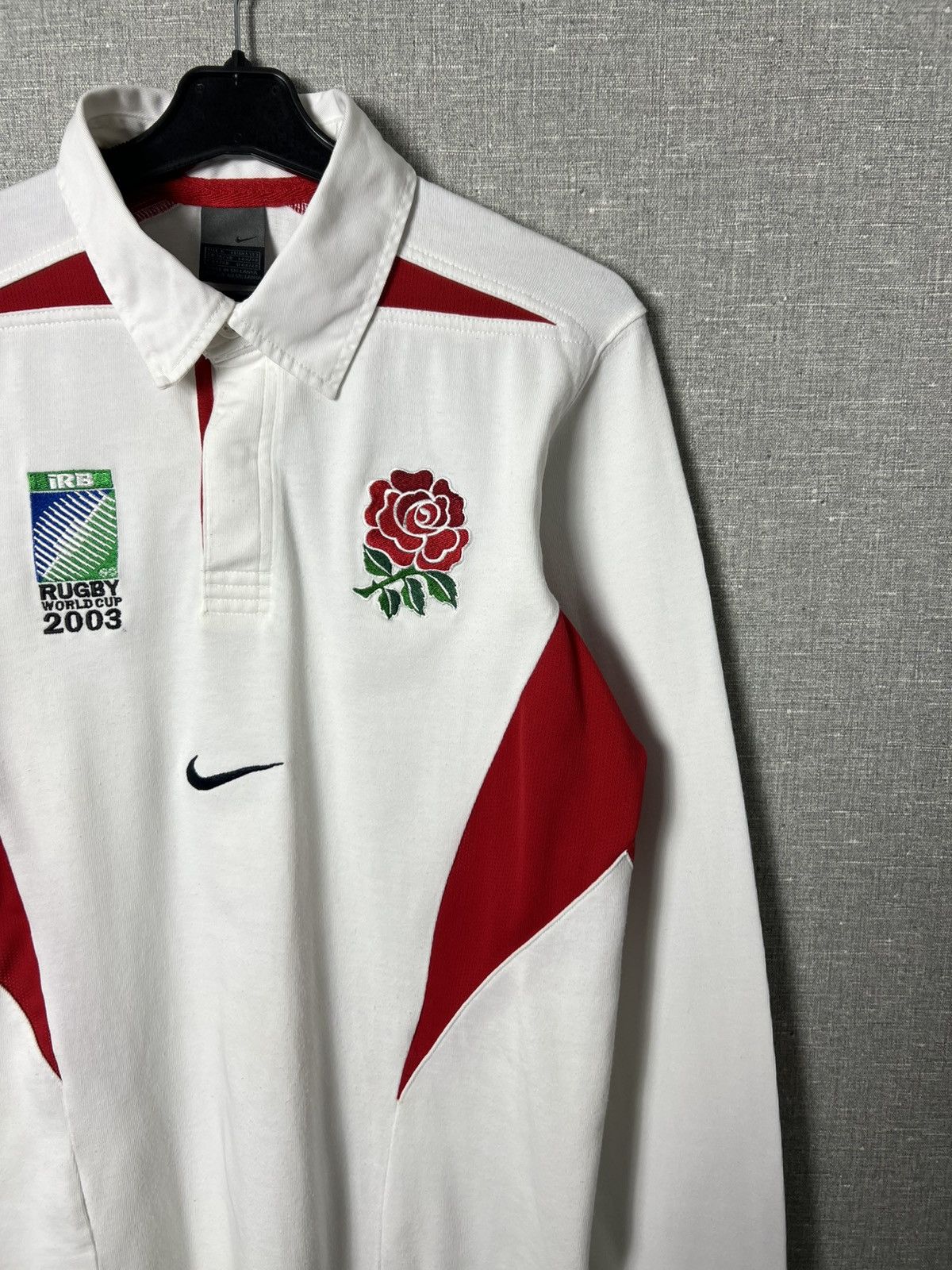 ENGLAND RUGBY Shirt 2003 World Cup LONG SLEEVE Jersey NIKE