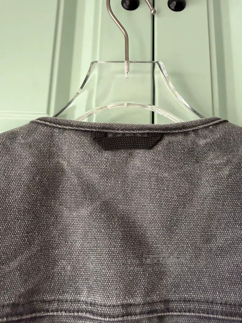 Acne Studios Acne Studios Grey Cotton Sleeveless Vest with Sheepskin Li Size US S / EU 44-46 / 1 - 6 Thumbnail