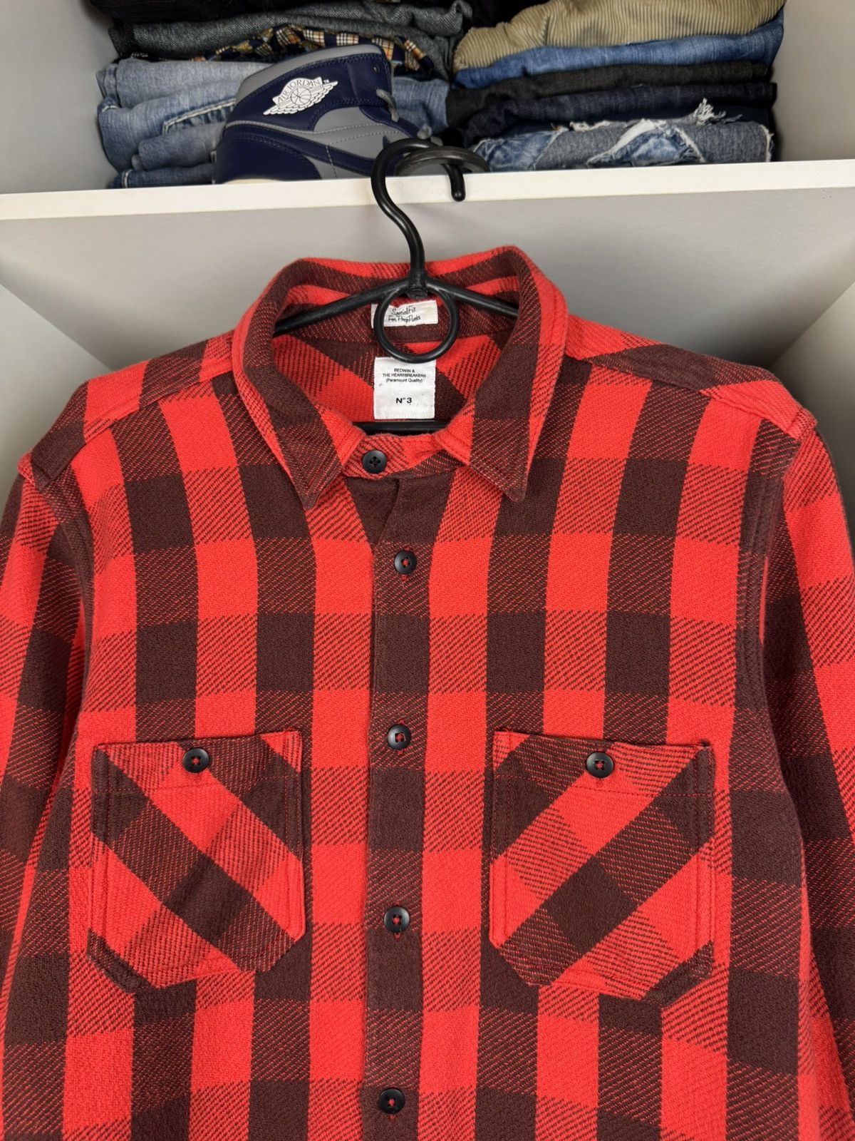 Bedwin & The Heartbreakers Bedwin The Heartbreakers Rogers Buffalo Check Flannel Shirt Size US L / EU 52-54 / 3 - 2 Thumbnail
