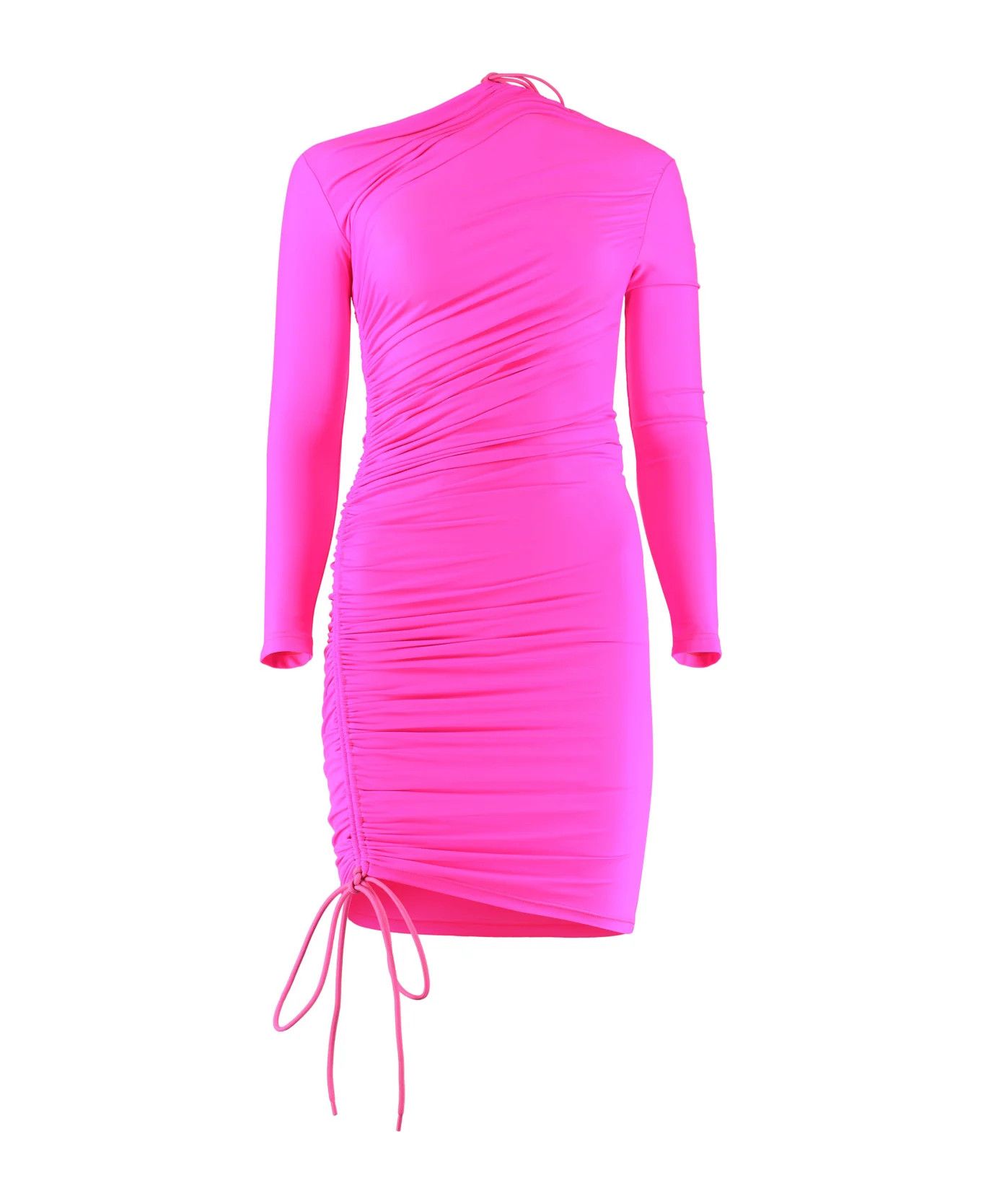 Blue Velvet Dress Balenciaga Dress Blue O1w1db11123 Mini Dress In Pink