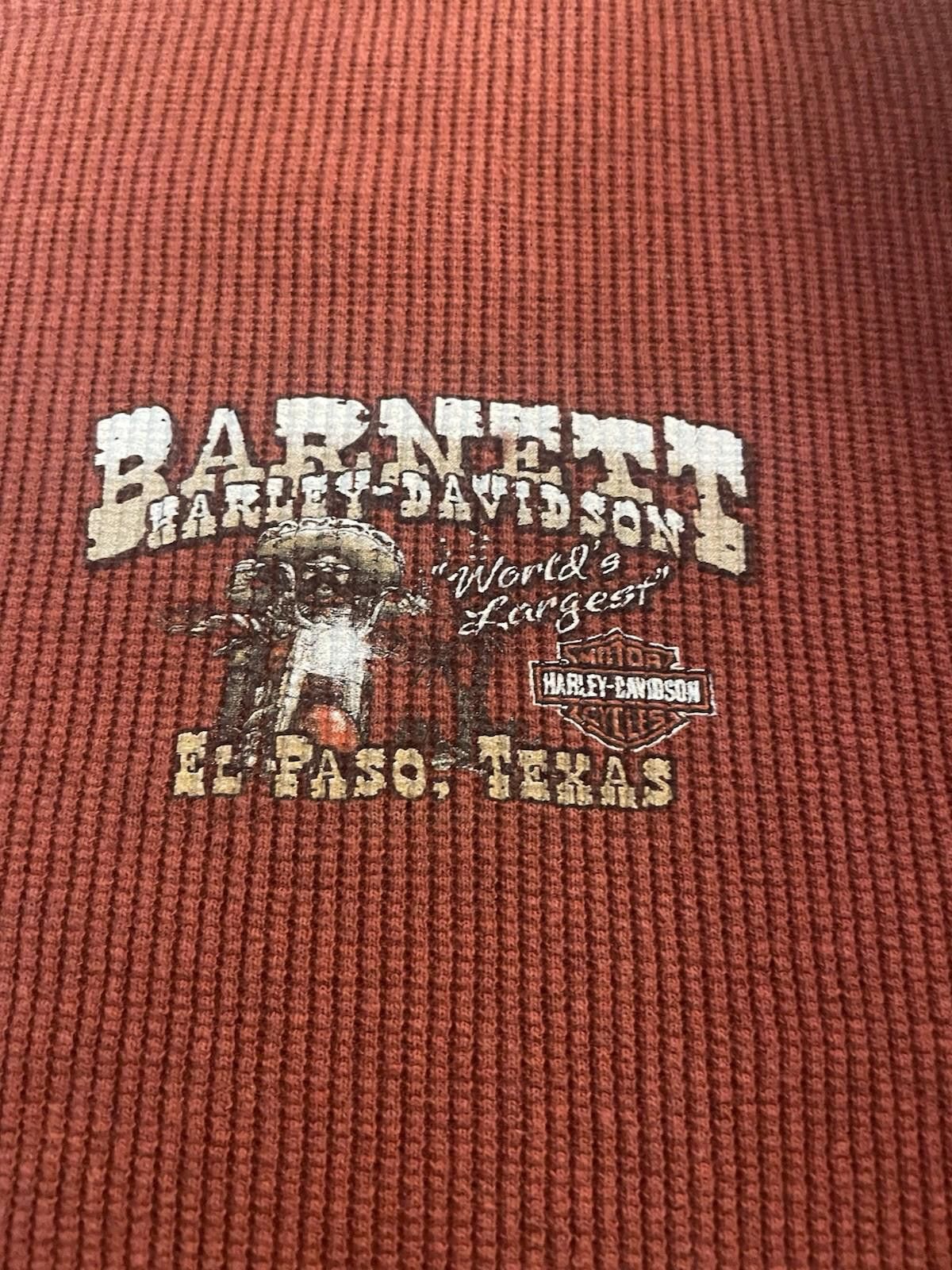 Harley Davidson Vintage Harley-Davidson Womens 2XL Waffle Knit Long Sleebe Size XXL / US 16-18 / IT 52-54 - 4 Thumbnail