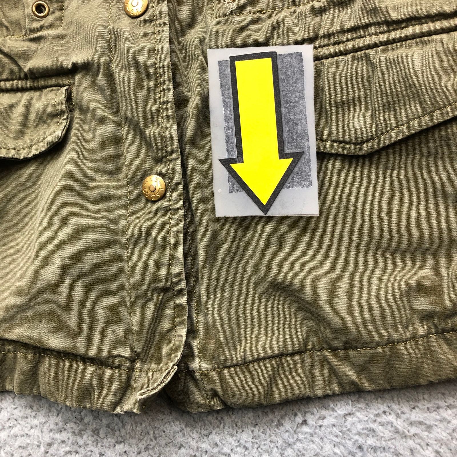 Levi's Levis Military Field Utility Jacket Womens XS Long Sleeve Size XS / US 0-2 / IT 36-38 - 4 Thumbnail