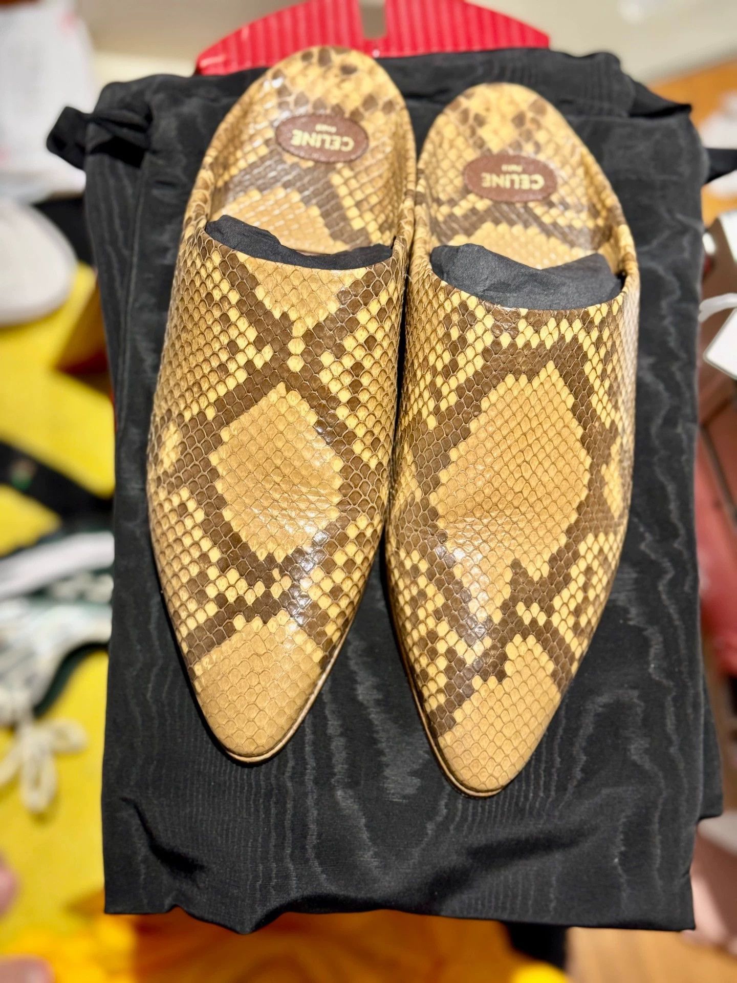 Celine Multi Color Slip-On Shoes Size 8 Size US 8 / EU 41 - 1 Thumbnail
