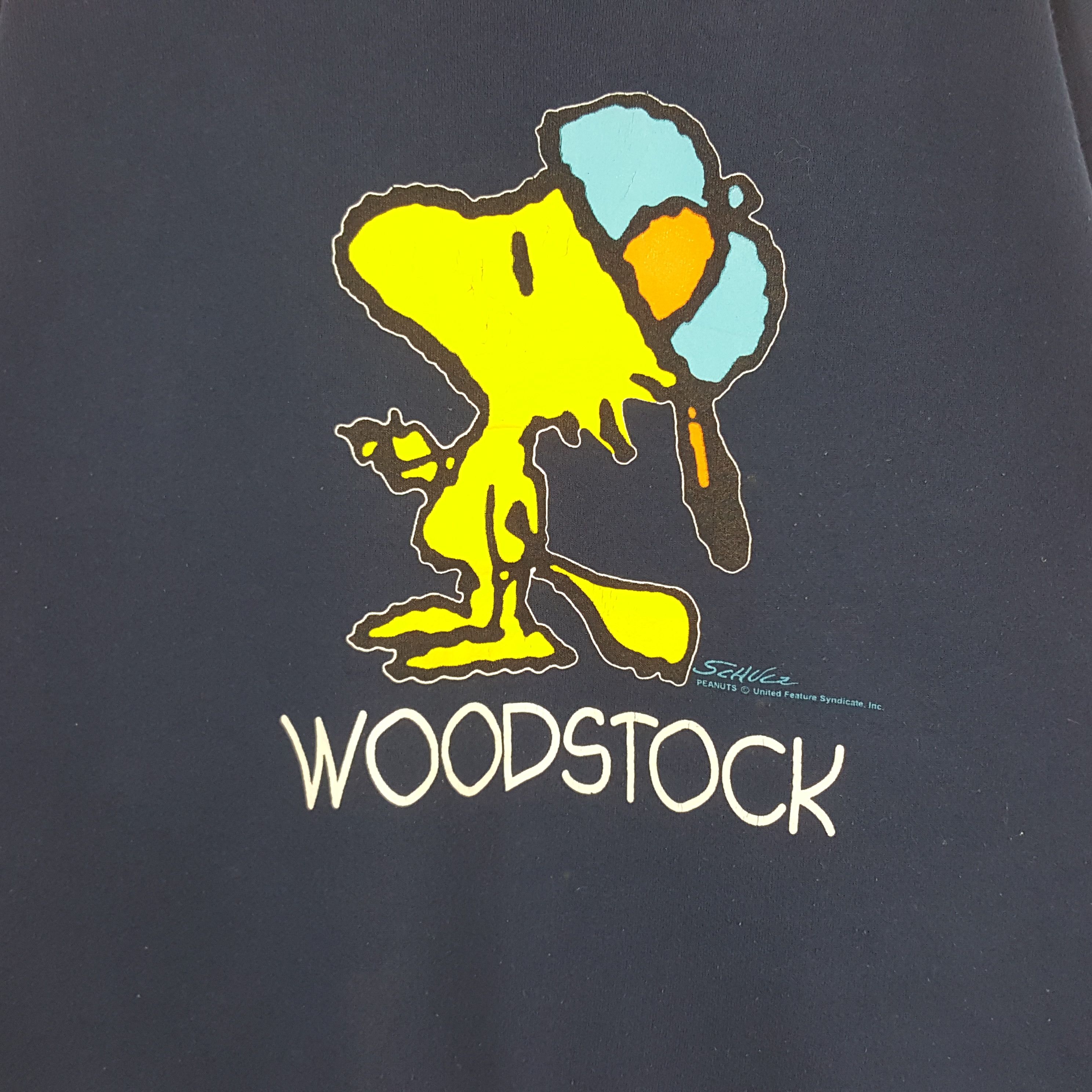 Cartoon Network × Peanuts × Vintage Vintage 90's Woodstock Snoopy American Style Sweatshirt Size US M / EU 48-50 / 2 - 2 Thumbnail