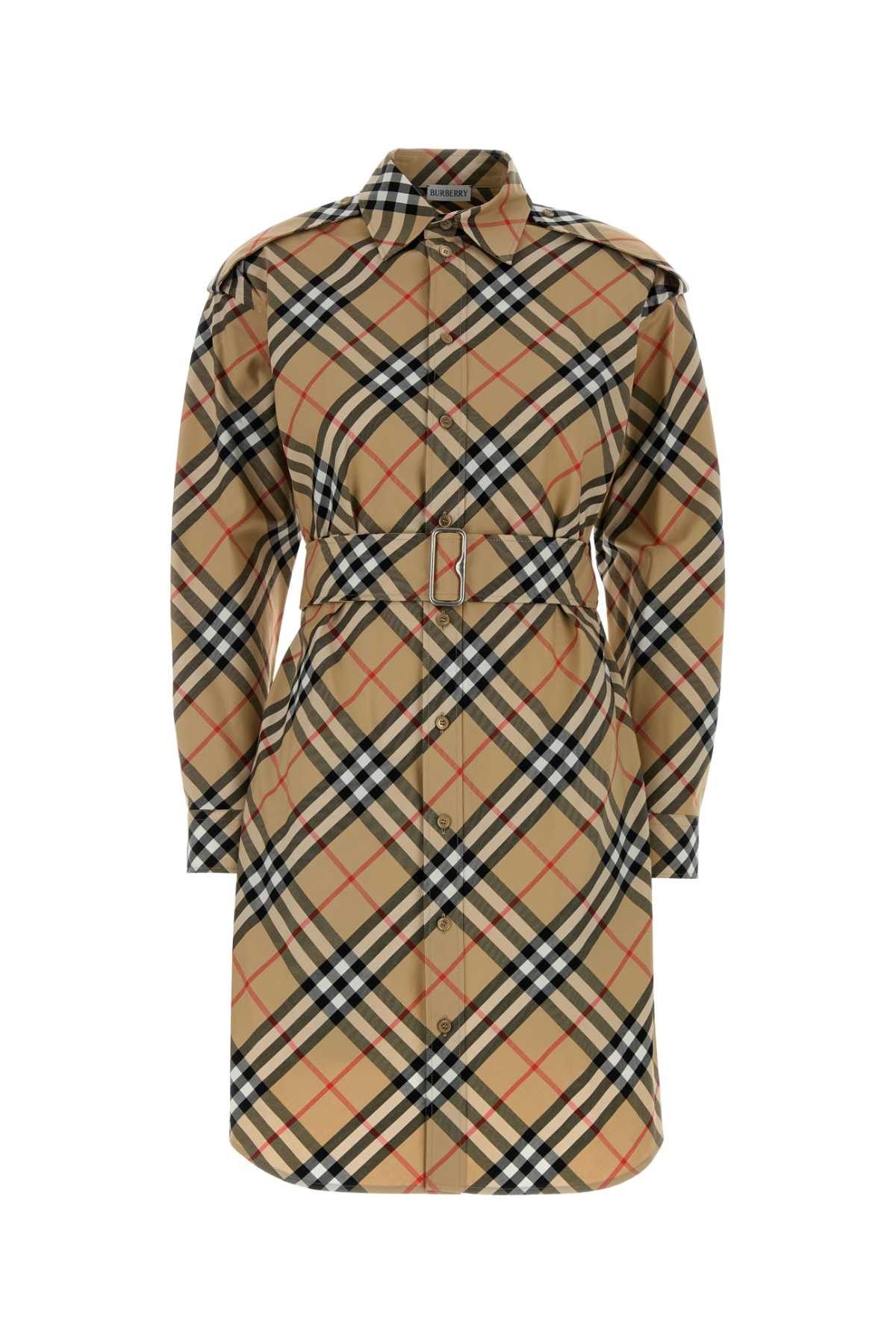 Burberry Embroidered Cotton Shirt Dress Size M / US 6-8 / IT 42-44 - 1 Thumbnail