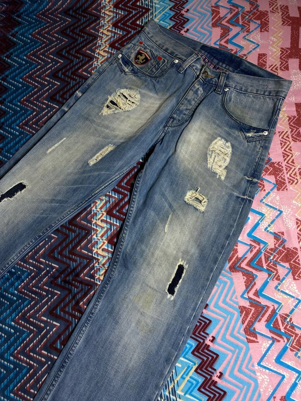 Ferrari Ferrari vintage jeans blue denim pants Size US 30 / EU 46 - 20 Thumbnail