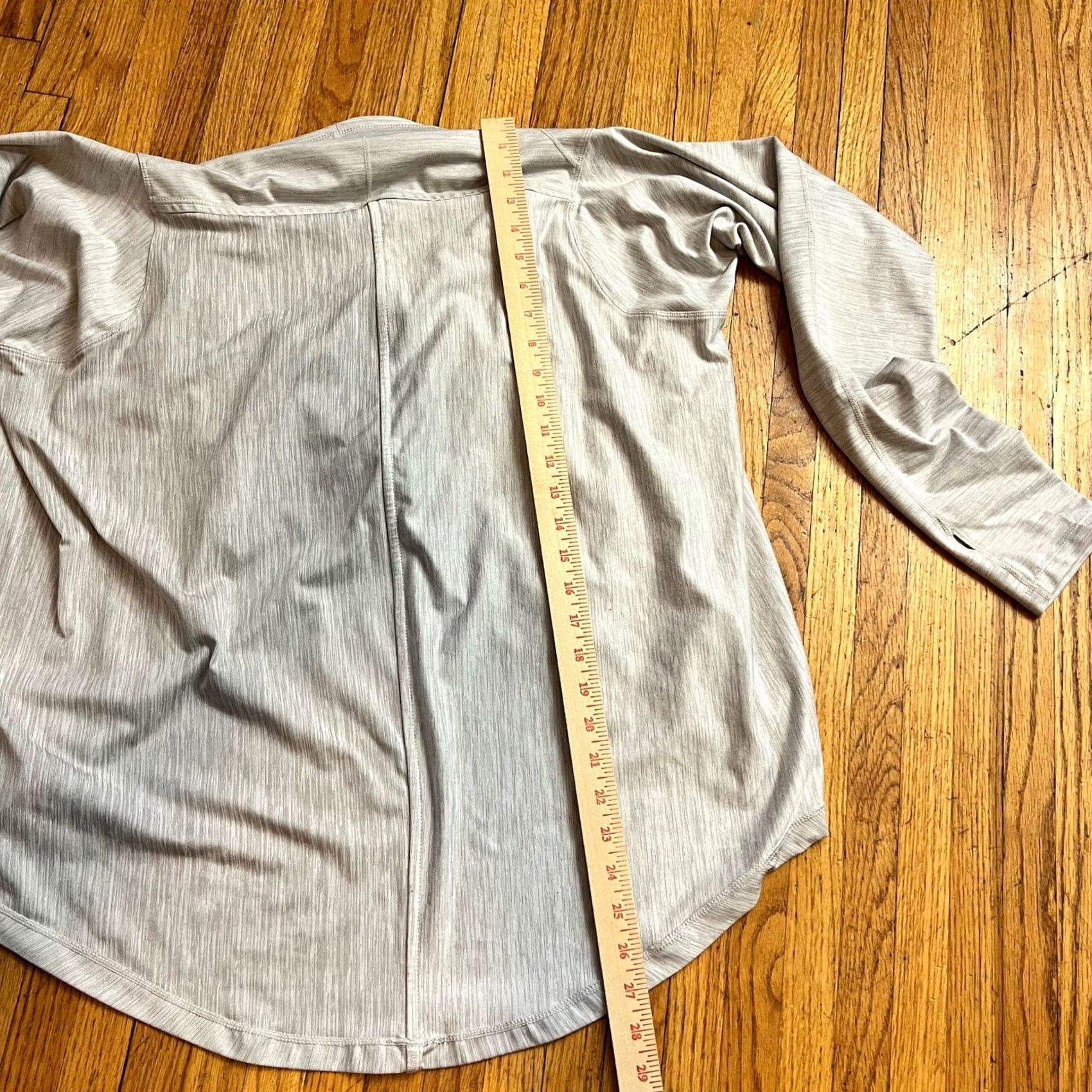 Vintage ZYIA Active Shirt Womens XL Haze Yoga Shawl Pullover Wrap Hooded Shirt Twist Top Mens? Size XL / US 12-14 / IT 48-50 - 6 Thumbnail