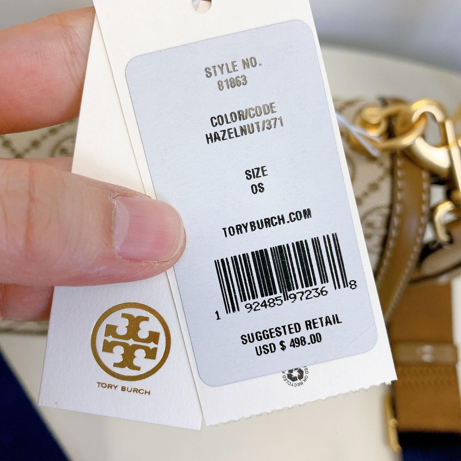 Tory Burch Tory Burch 81863 T Monogram Jacquard Shoulder Bag Size ONE SIZE - 10 Thumbnail