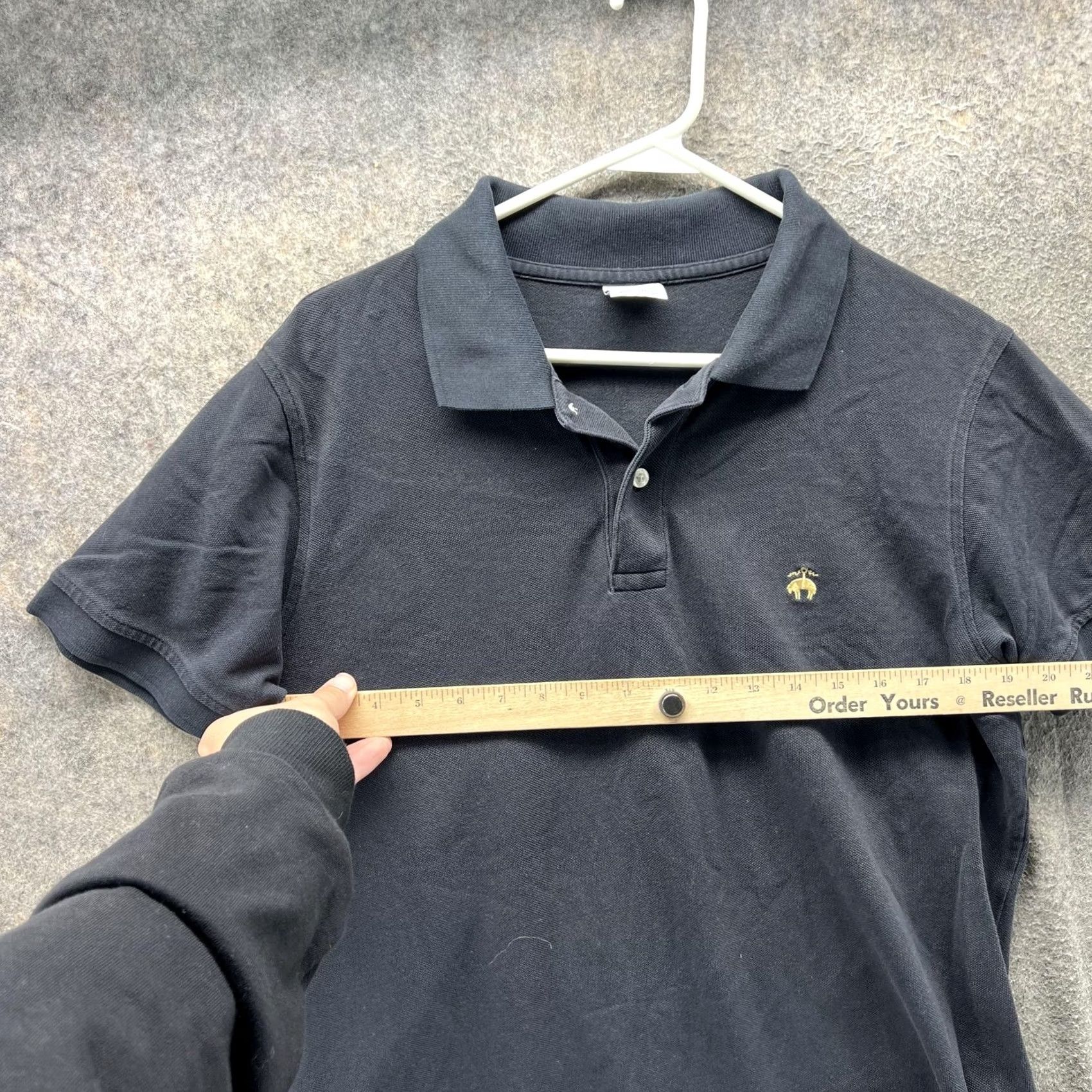 Brooks Brothers Brooks Brothers Polo Shirt Mens L Gray 1818 Performance Slim Fit Cotton Regular Short Sleeve Solid X? Size US L / EU 52-54 / 3 - 7 Thumbnail