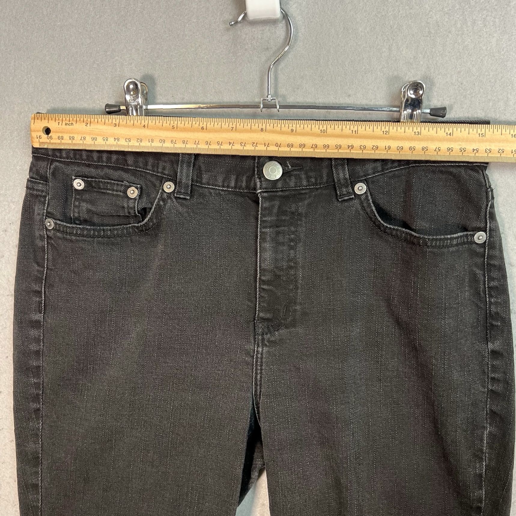 Ralph Lauren VINTAGE Lauren Ralph Lauren Jeans Womens 10P Petite Black Straight Leg Mens Size 32" / US 10 / IT 46 - 3 Thumbnail
