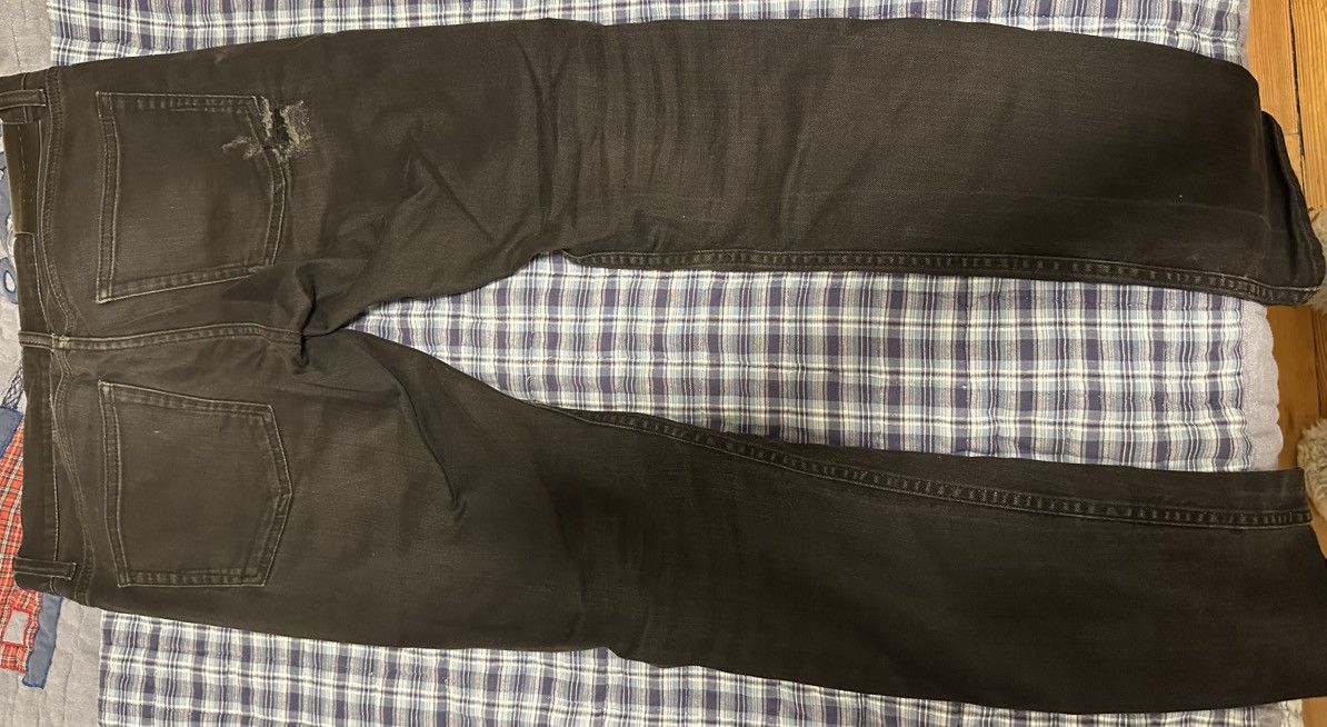 Alexander McQueen Black Distressed Jeans Plaid Patchwork Size US 30 / EU 46 - 5 Thumbnail