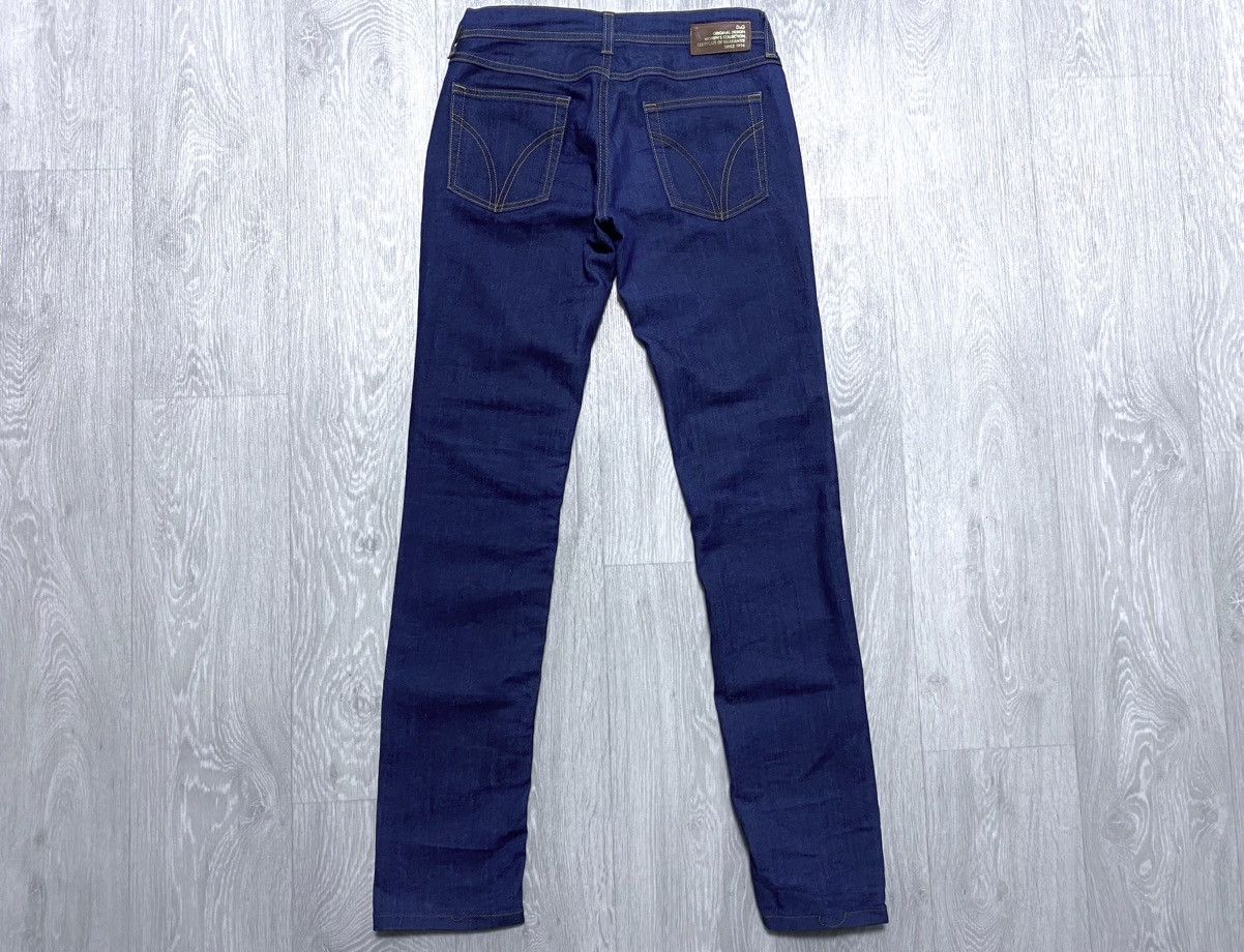 Dolce & Gabbana D&G Woman Wonder Dark Blue Tight Fit Jeans Denim Luxury Size 25" / US 0 / IT 36 - 7 Thumbnail