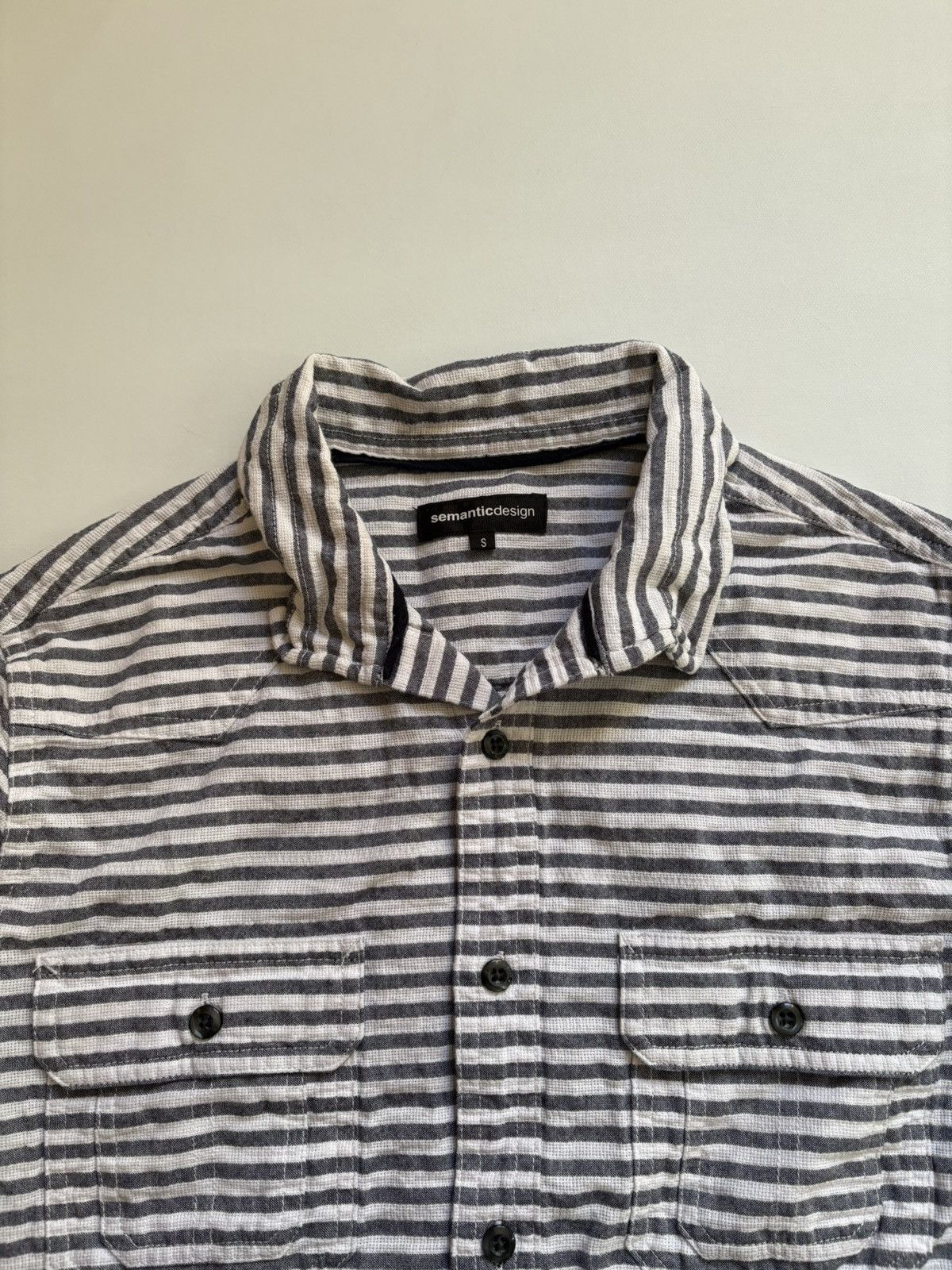 semanticdesign Semanticdesign Striped Button Over Work 3/4 Sleeve Shirt Size US S / EU 44-46 / 1 - 2 Thumbnail