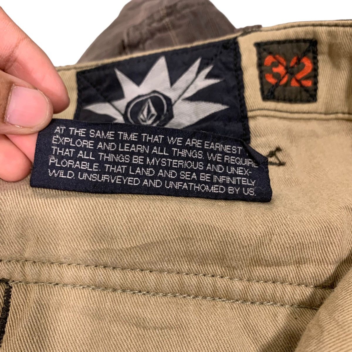 Volcom Volcom Stone Striped Sun Faded Cargo Short Pant #0982-C44 Size US 32 / EU 48 - 15 Thumbnail
