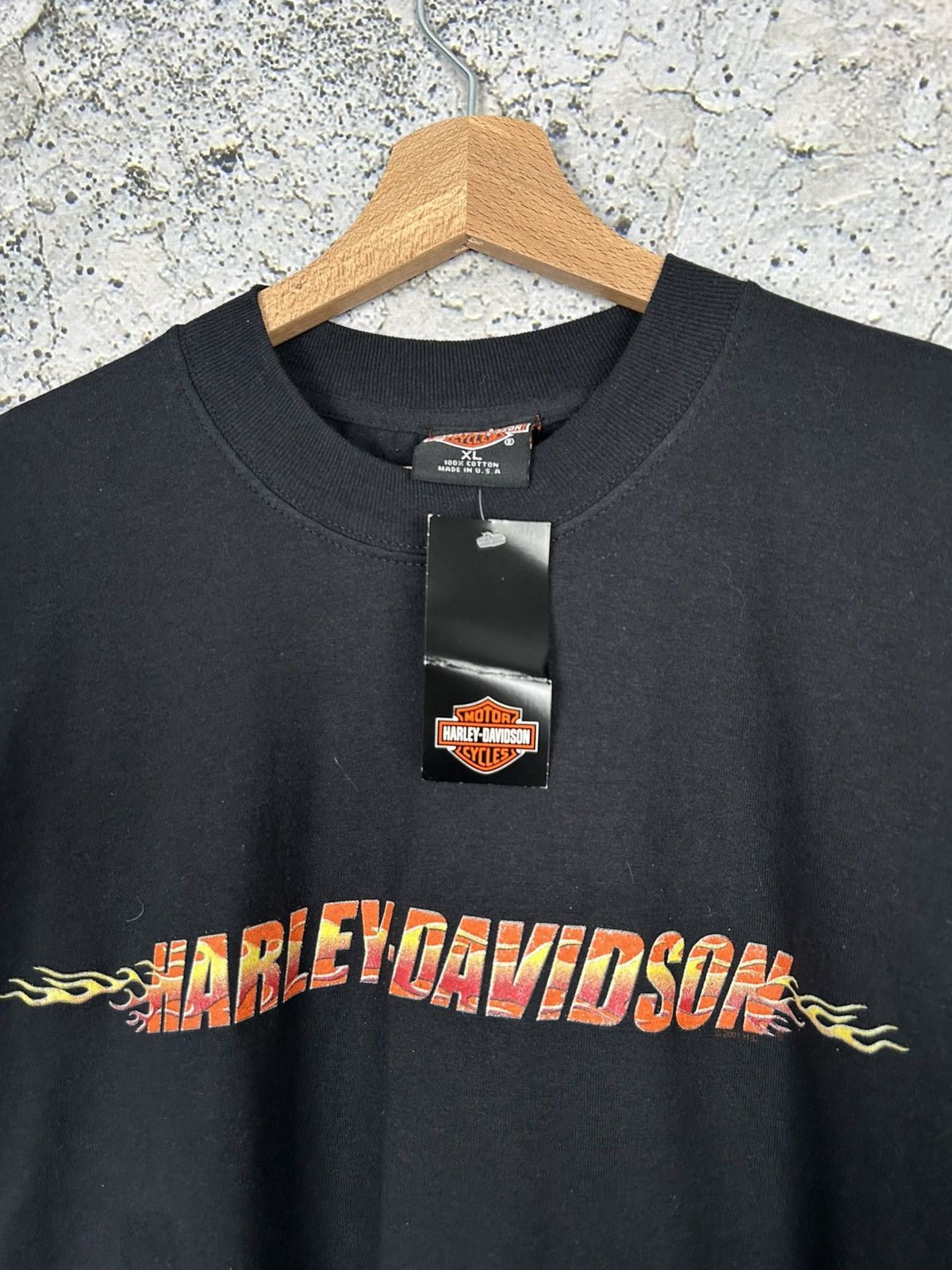 Vintage Vintage Harley Davidson 2001 Graphic Tee Motorcycles Rare Size US XL / EU 56 / 4 - 4 Thumbnail