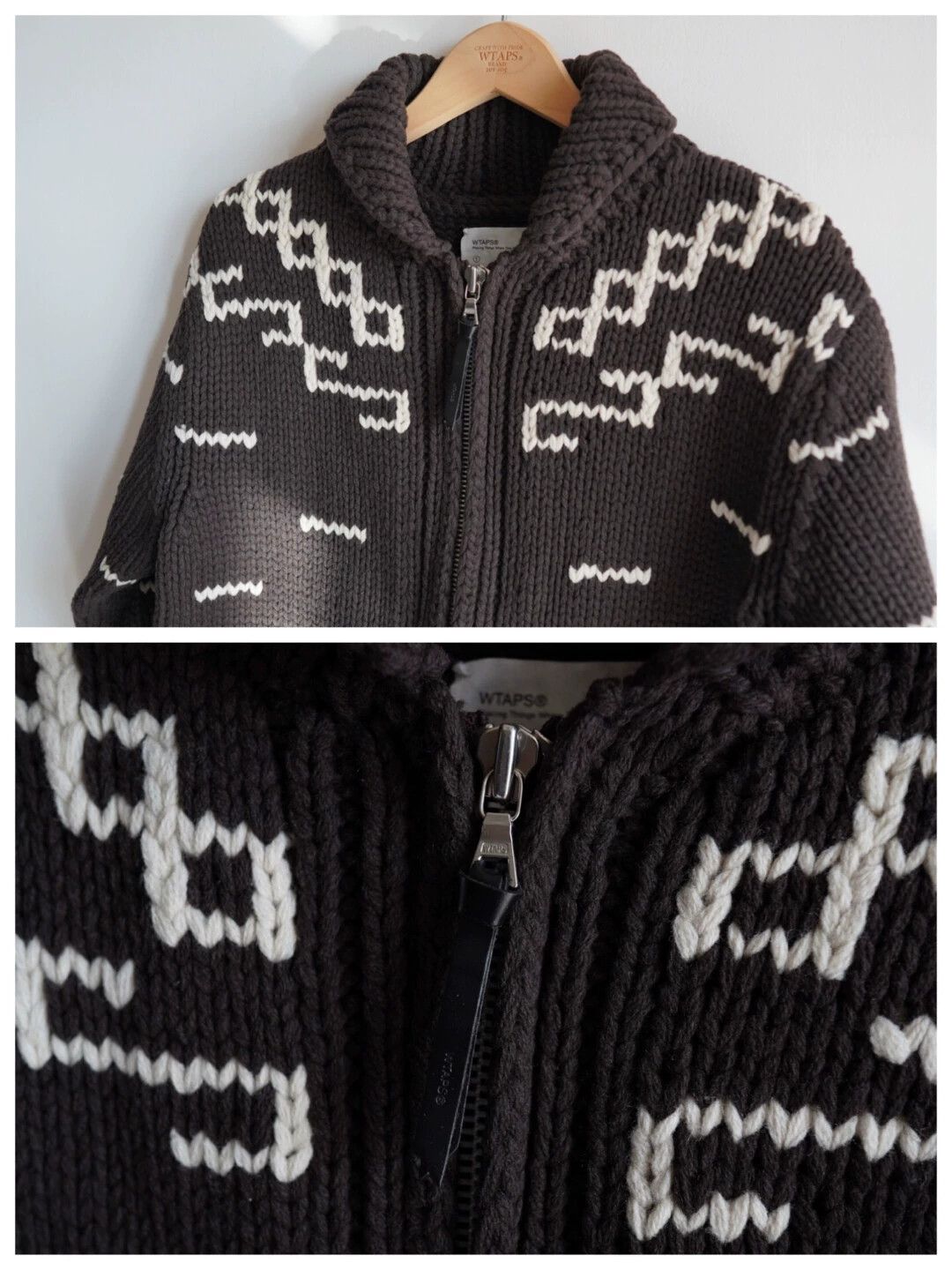 Wtaps WTAPS Cowichan Sweater Jacket 14AW S Size US S / EU 44-46 / 1 - 2 Thumbnail