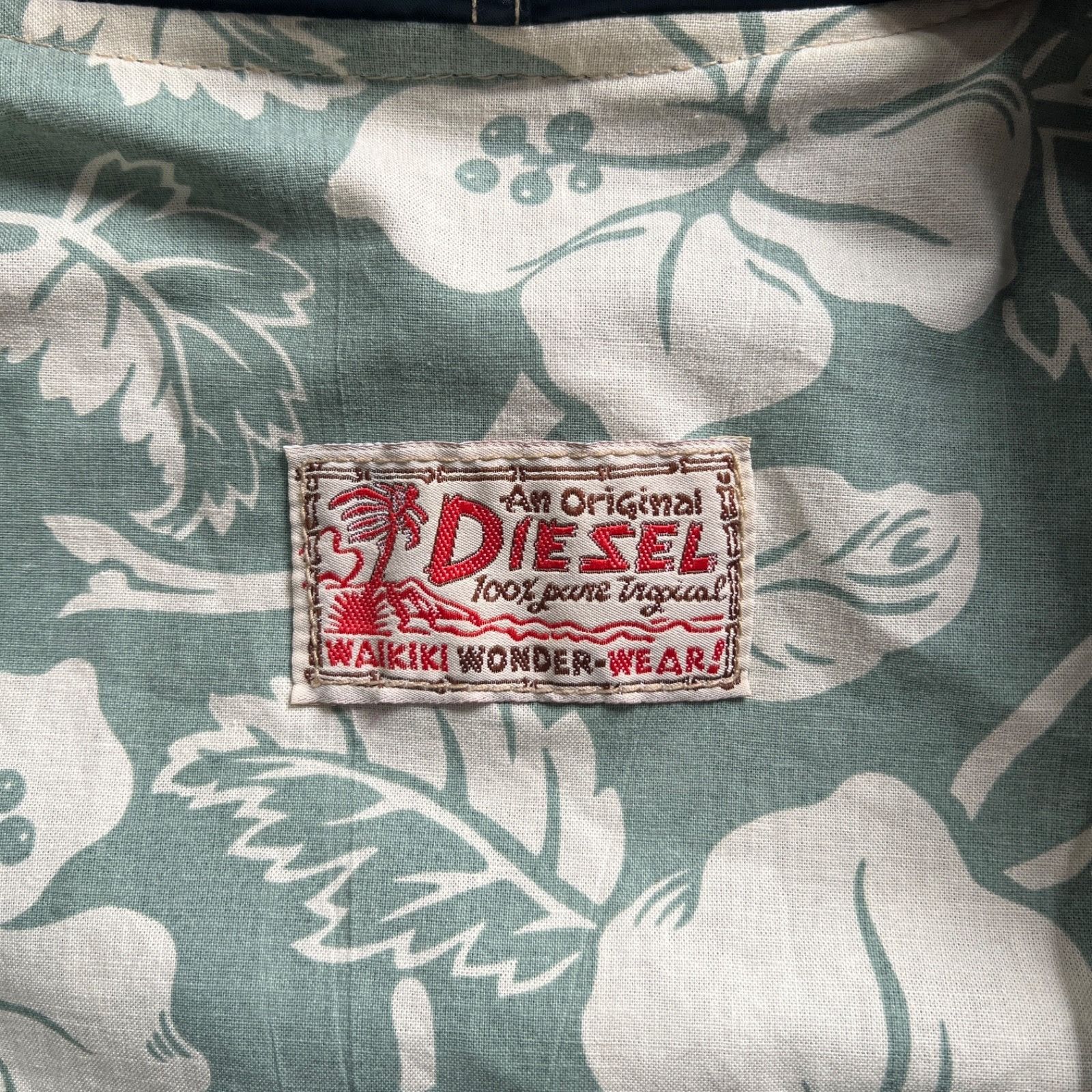 Diesel Diesel Vintage Waikiki Wonder Wear Navy Hooded Jacket Made i Size US L / EU 52-54 / 3 - 3 Thumbnail