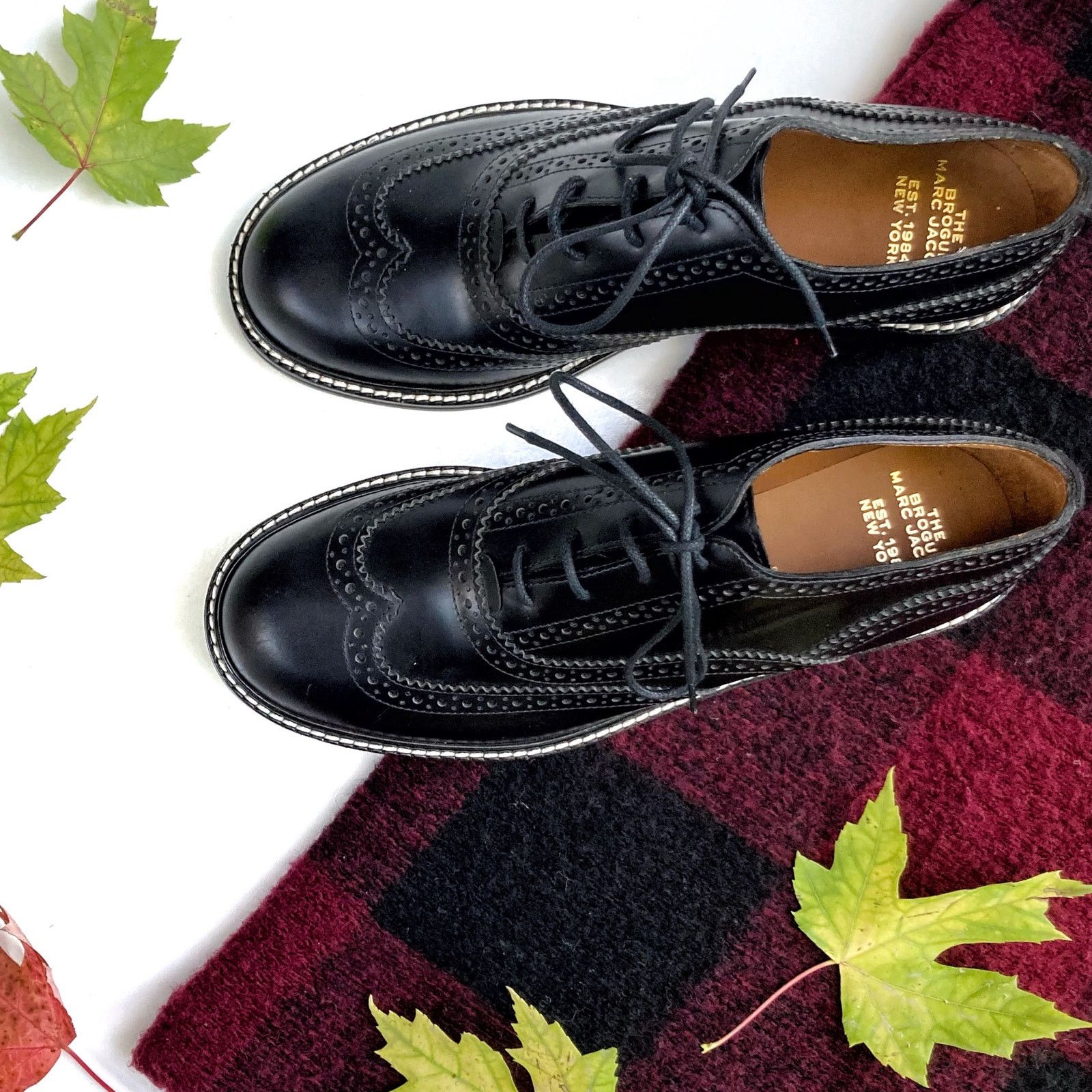 Marc Jacobs Marc Jacobs “The Ghillie” Brogues – Handmade in Italy – 39 Size US 8.5 / IT 38.5 - 7 Thumbnail