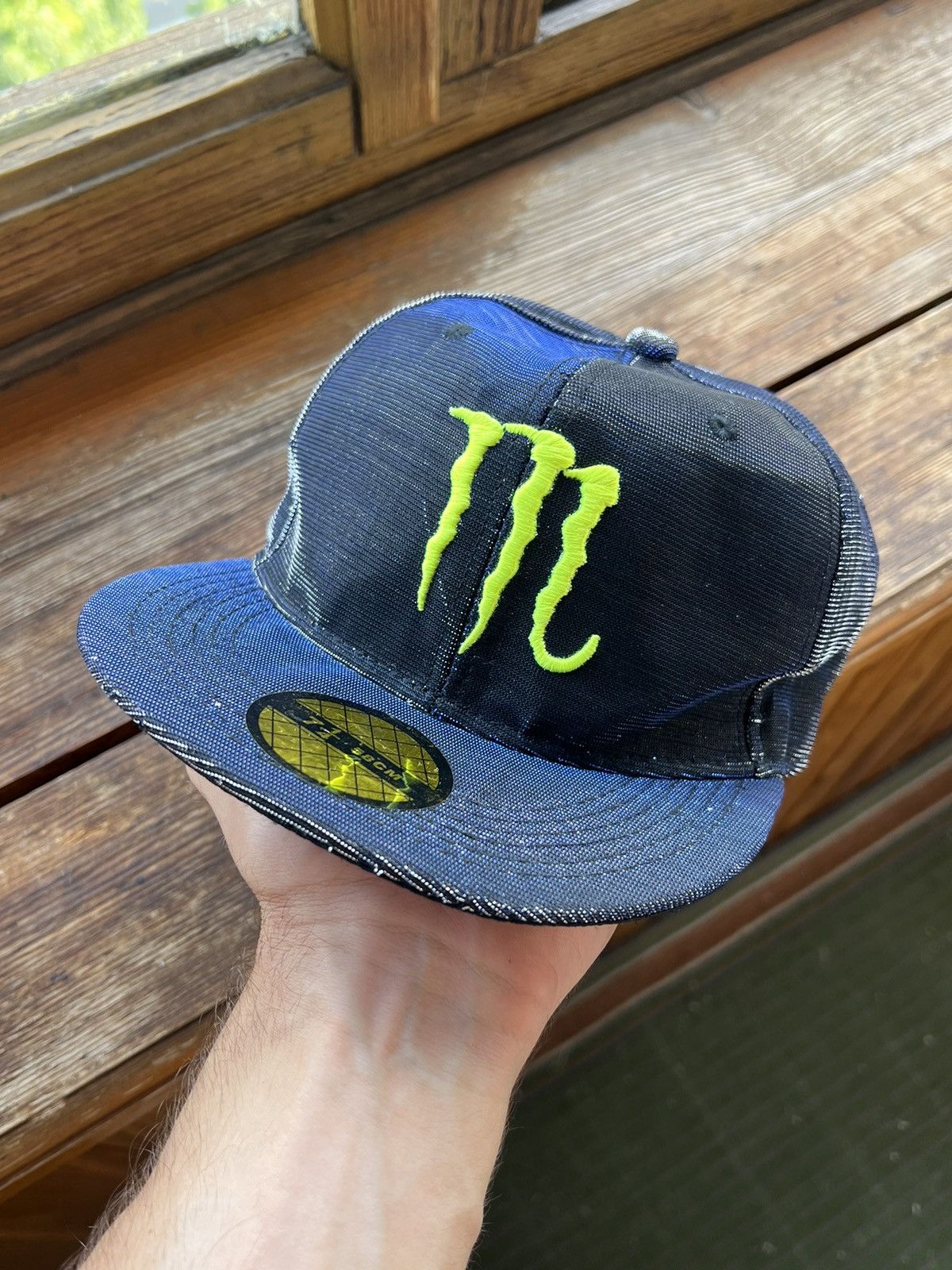 Vintage Vintage Y2K Affliction Style Monster Energy Reflective Cap Size ONE SIZE - 2 Thumbnail