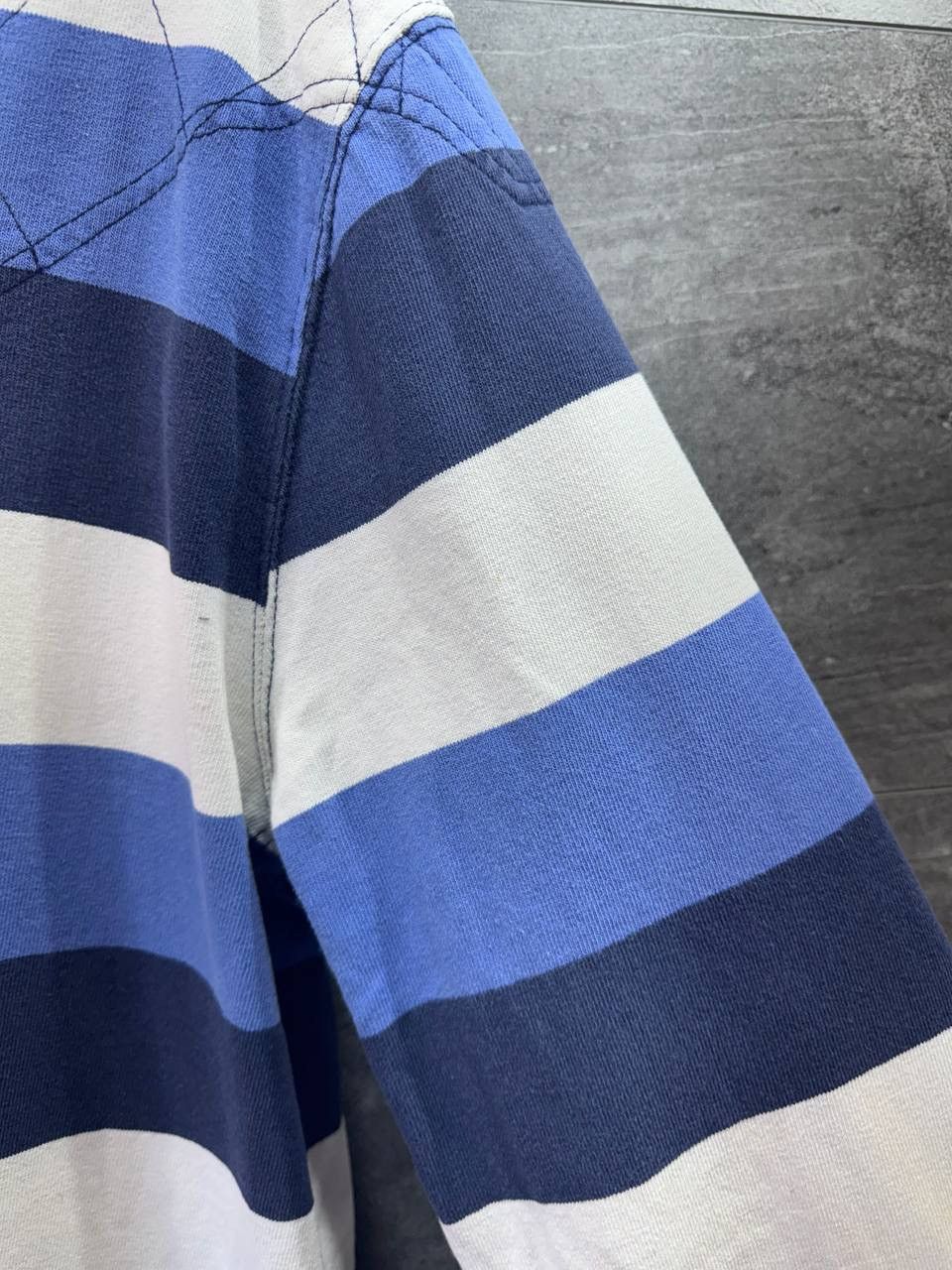 Vintage Polo Ralph Lauren Polo Striped Rugby Long Sleeve T-Shirt Size US XL / EU 56 / 4 - 15 Thumbnail