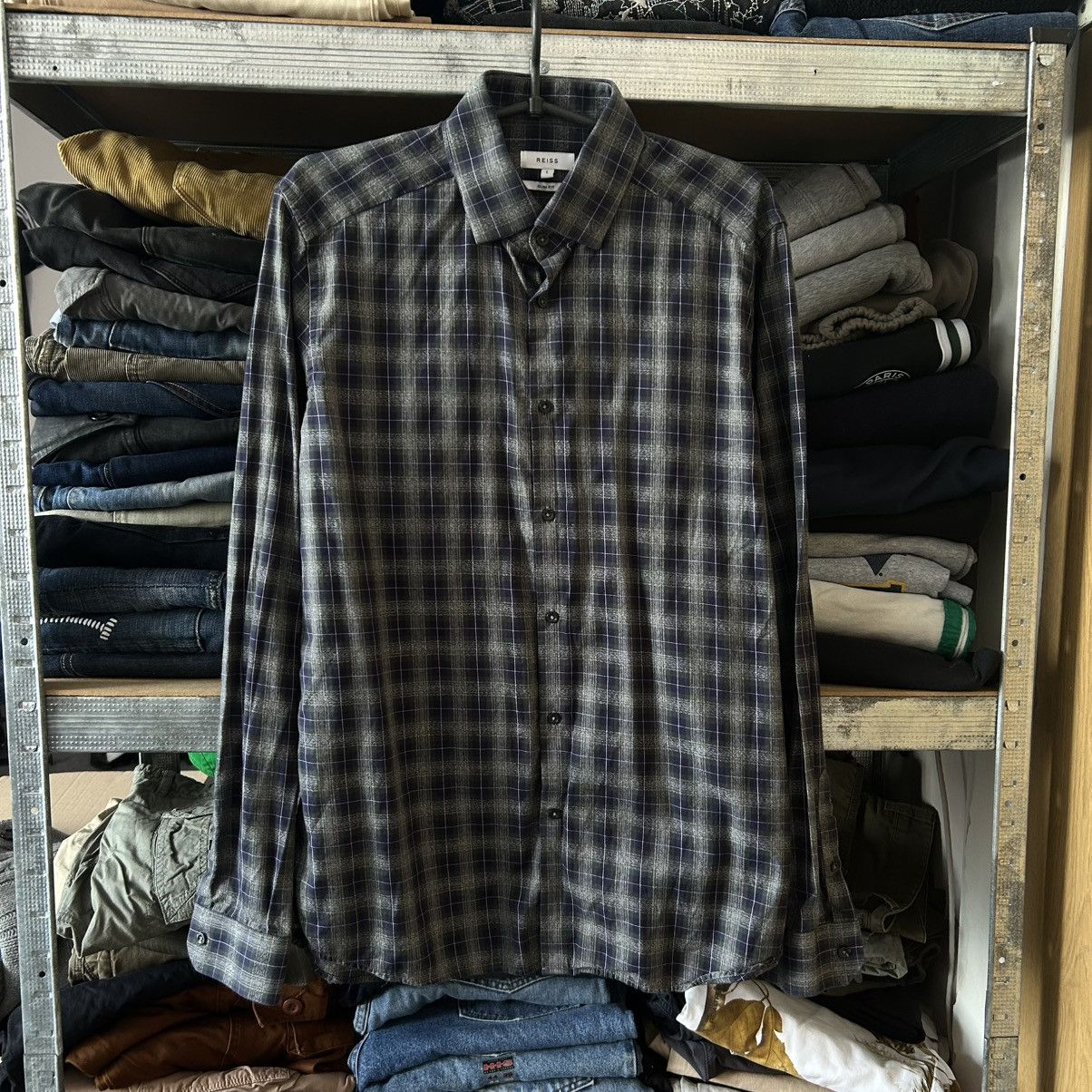 Reiss Designer Reiss Basic Graphic Streetwear Button up shirt Size US L / EU 52-54 / 3 - 1 Thumbnail