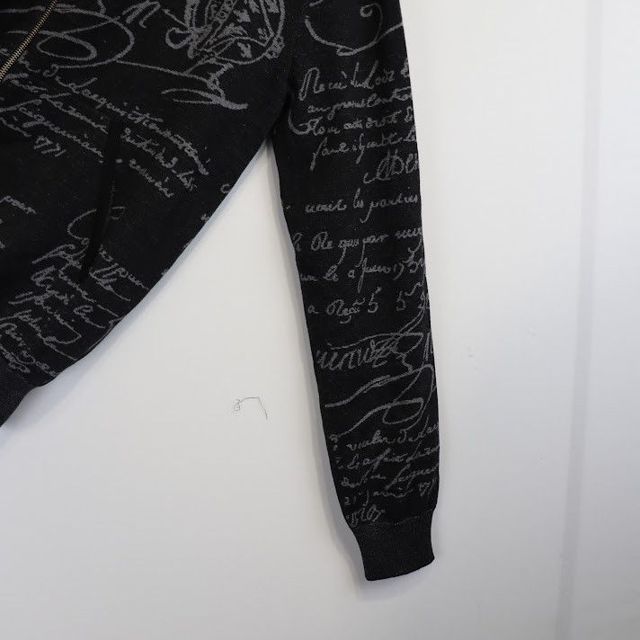 Berluti o1rshd1 Scritto Zip Up Hoodie in Noir Size US L / EU 52-54 / 3 - 2 Thumbnail