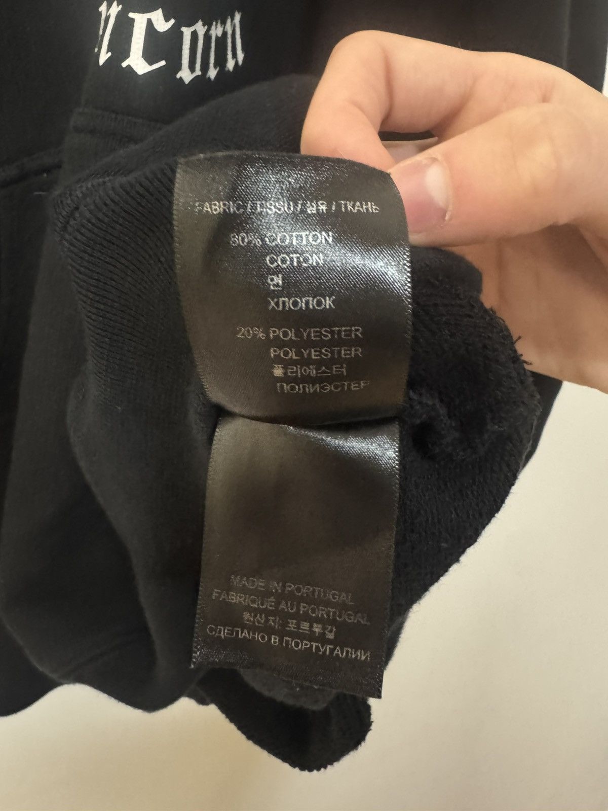 Vetements Vetements Unicorn hoodie black FW18 Avantgarde luxury Size US M / EU 48-50 / 2 - 16 Thumbnail