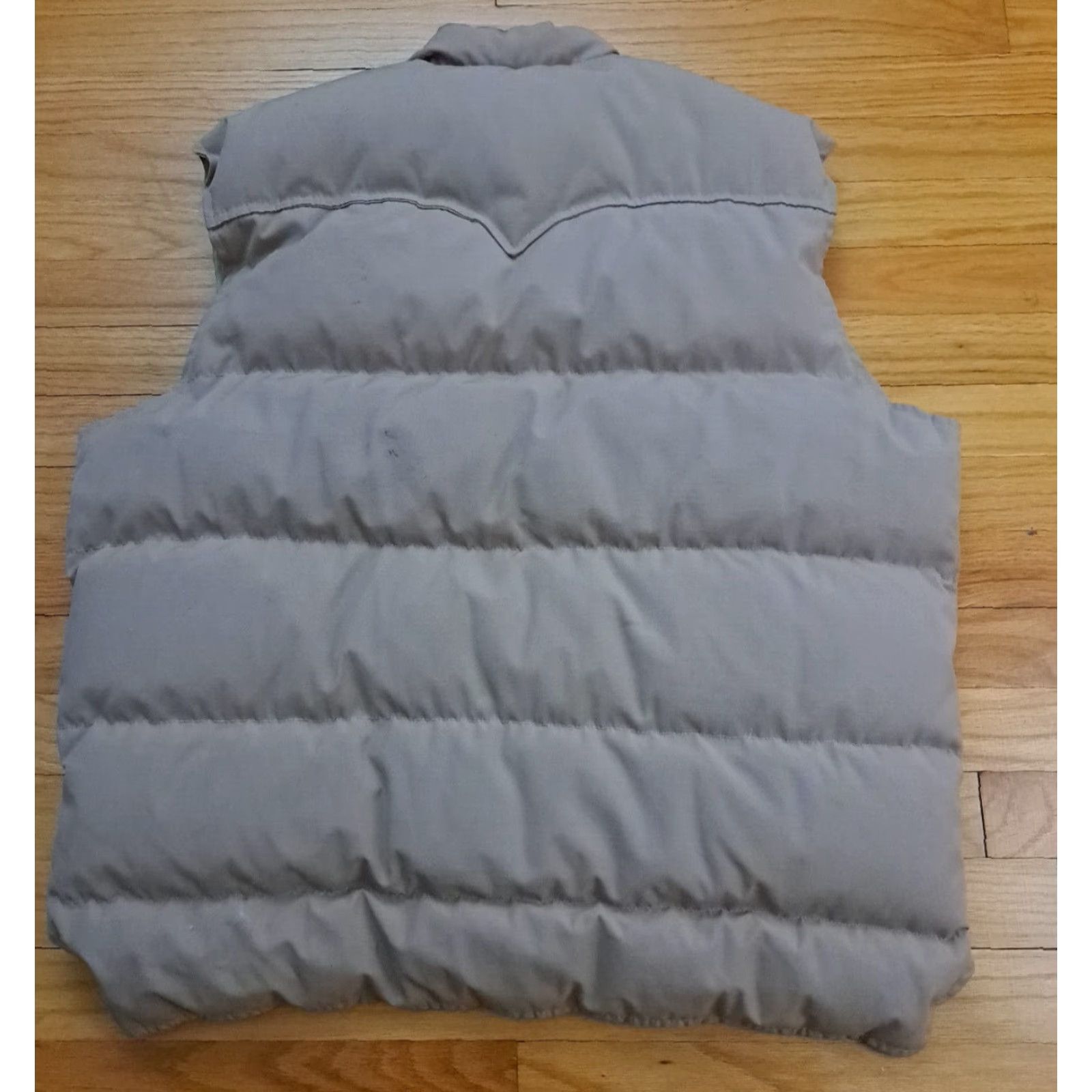 Schott VINTAGE SCHOTT Goose Down Shott X-Large Outdoor Vest Button Tan Brown Puffer Vest Unisex Adults Mens Womens Size US XL / EU 56 / 4 - 6 Thumbnail