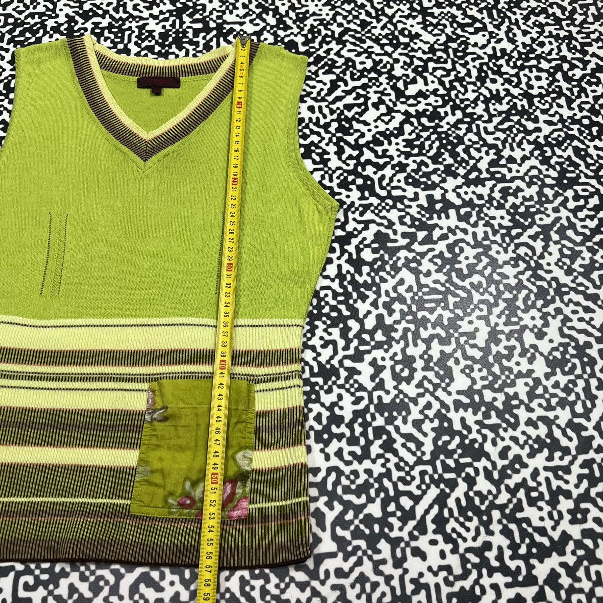 Kenzo Vintage Y2K Kenzo Luxury Retro Style Floral Casual Tank Top Size S / US 4 / IT 40 - 17 Thumbnail