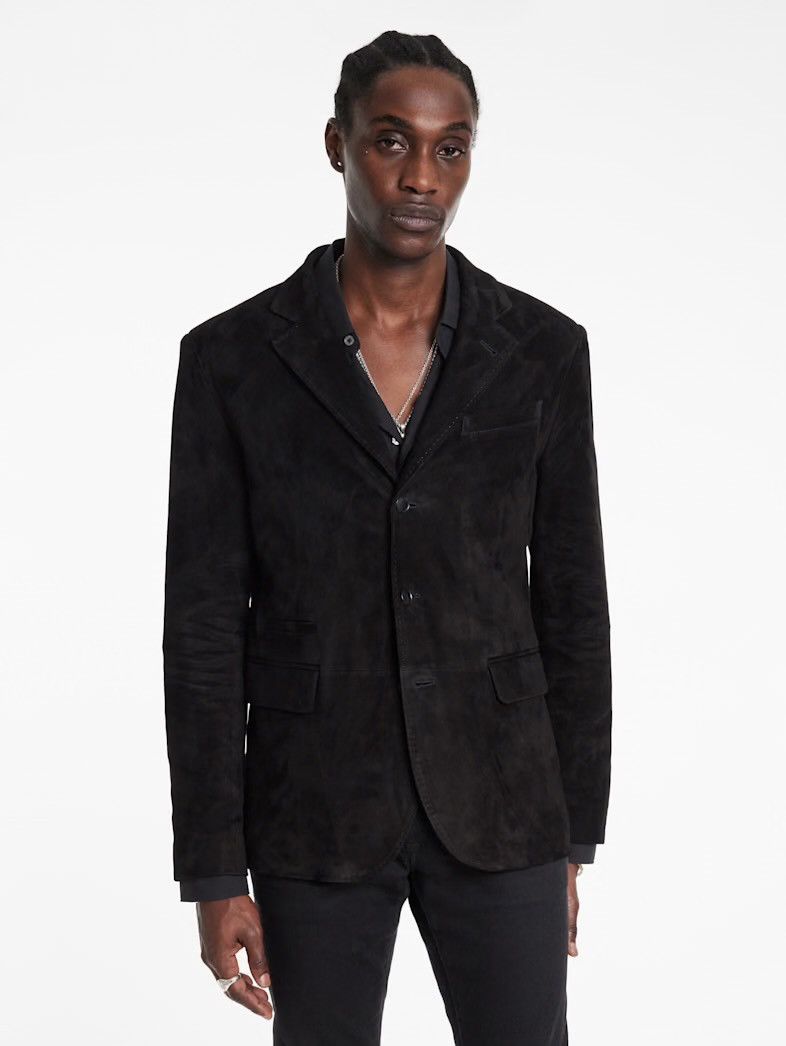 John Varvatos Rind Suede Jacket EU 50 USA 40 Size US M / EU 48-50 / 2 - 5 Thumbnail