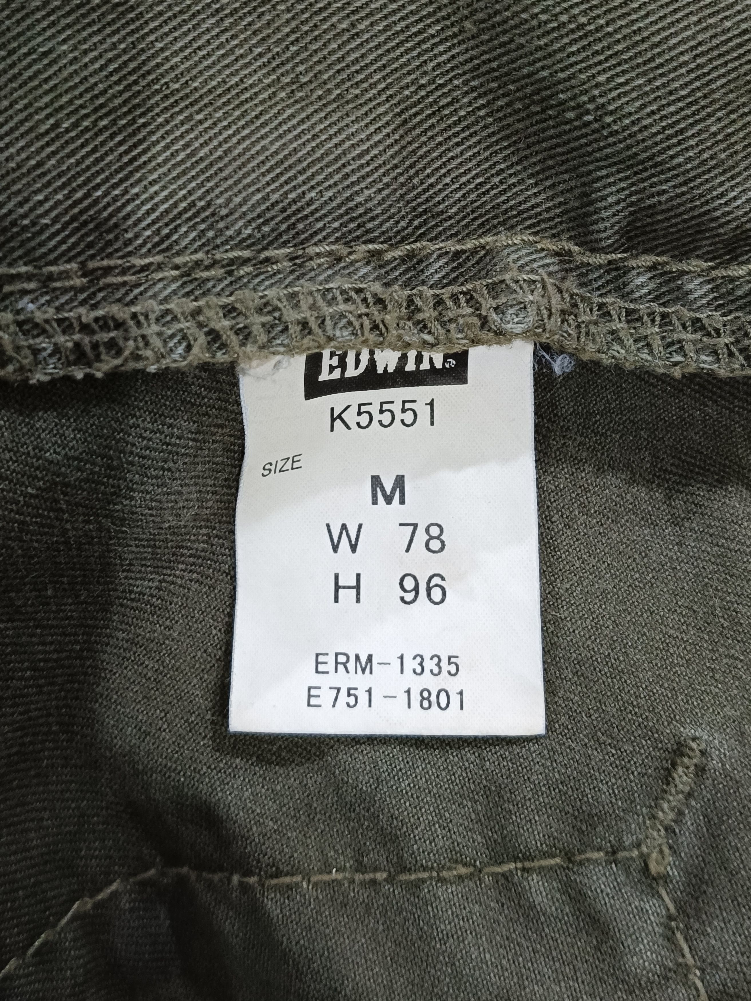 Edwin Edwin K5551 tactical series military Khaki pants Size US 32 / EU 48 - 10 Thumbnail
