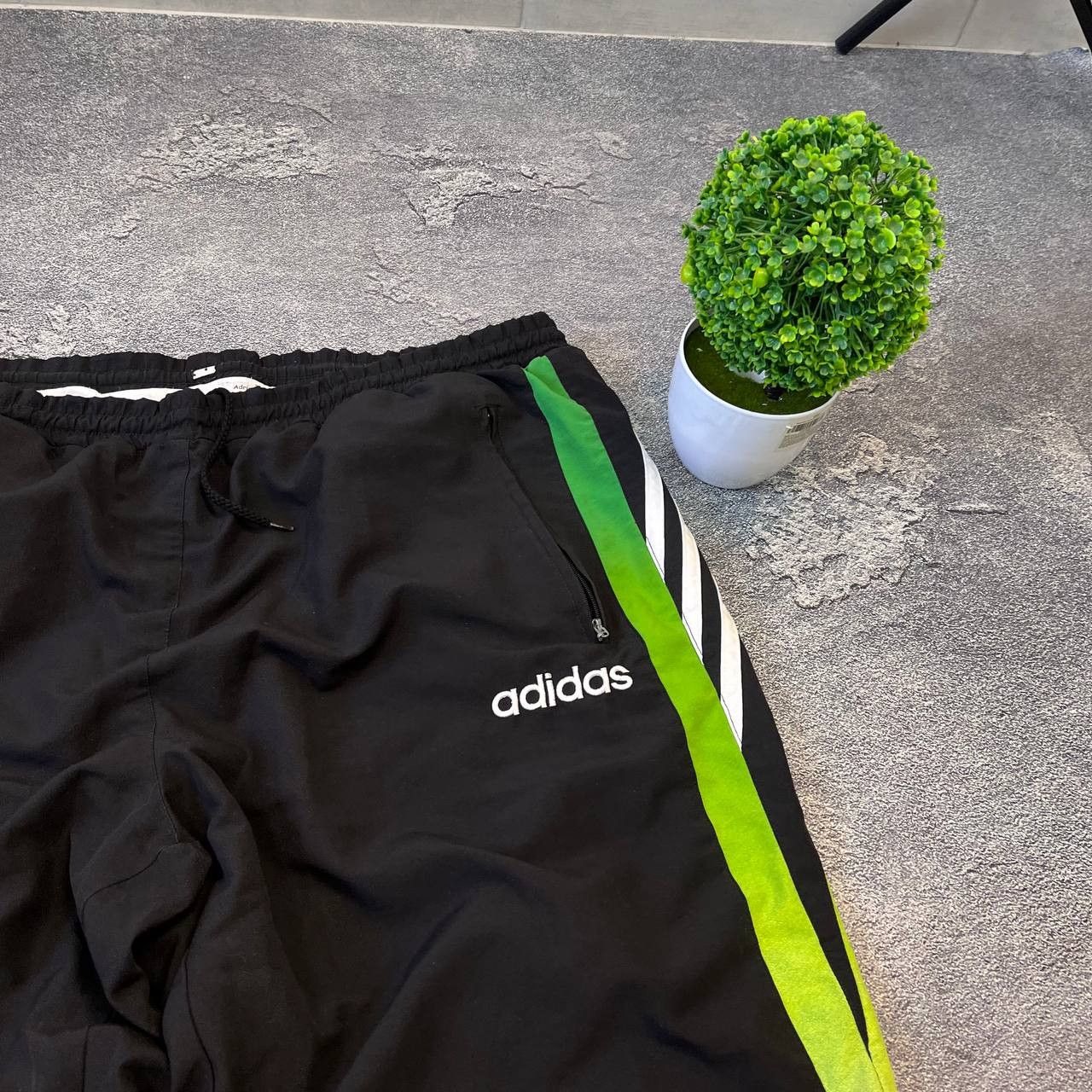Adidas Vintage 90s Adidas Nylon Windbreaker Track Pants Men's Size US 33 - 2 Thumbnail