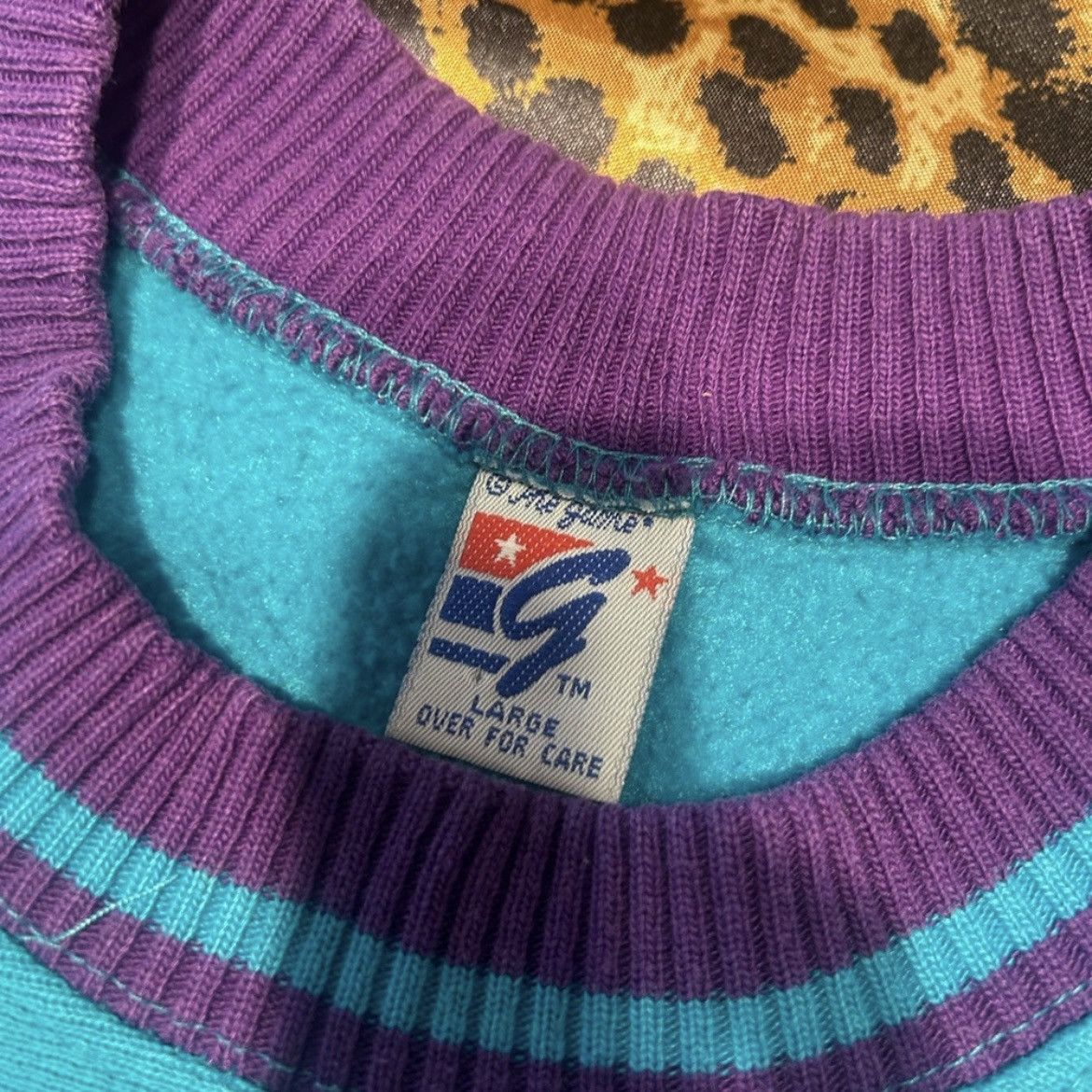 The Game × Vintage Vintage 90s Charlotte Hornets The Game Crewneck Sweatshirt Size US L / EU 52-54 / 3 - 3 Thumbnail
