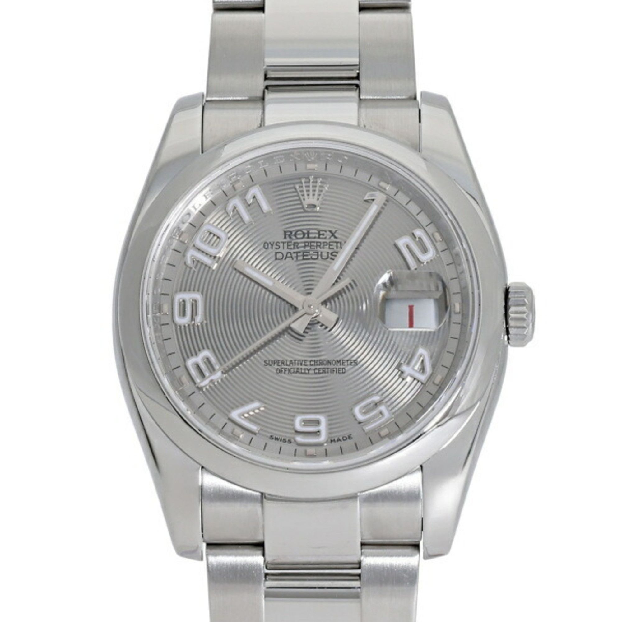 Rolex Rolex Datejust 36 116200 Silver Arabic Dial Men's Watch __ Size ONE SIZE - 1 Thumbnail