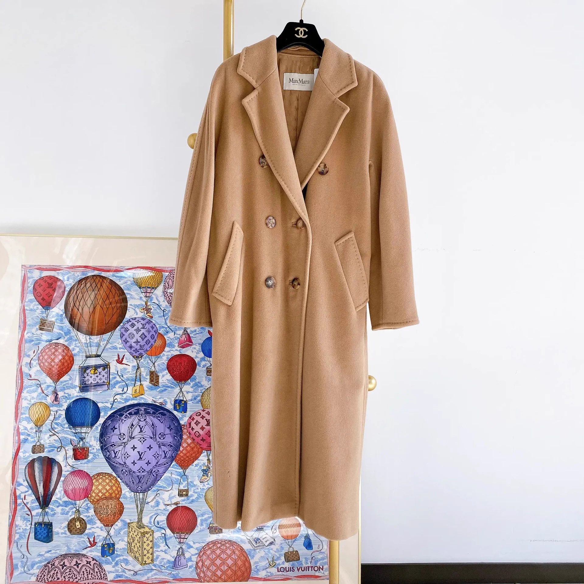 Max Mara Maxmara Khaki Coat 101801 34 Size XXS / US 00 / IT 34 - 2 Thumbnail