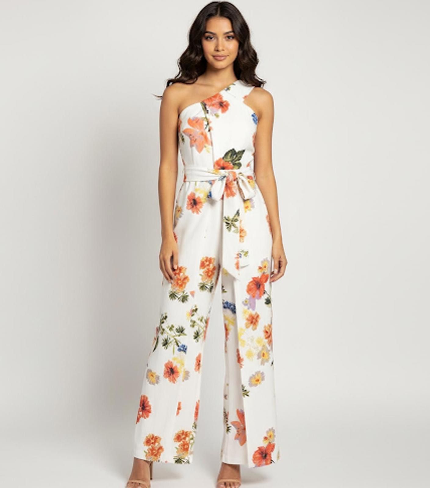 Other Alex Marie Floral Jumpsuit Women’s Size 2 Wide-Leg Summer Size 26" / US 2 / IT 38 - 1 Thumbnail