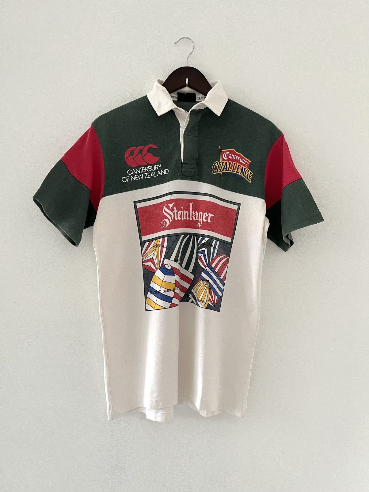 Canterbury of New Zealand Vintage Centerbury Steinlager Round The World Polo Size US M / EU 48-50 / 2 - 1 Thumbnail